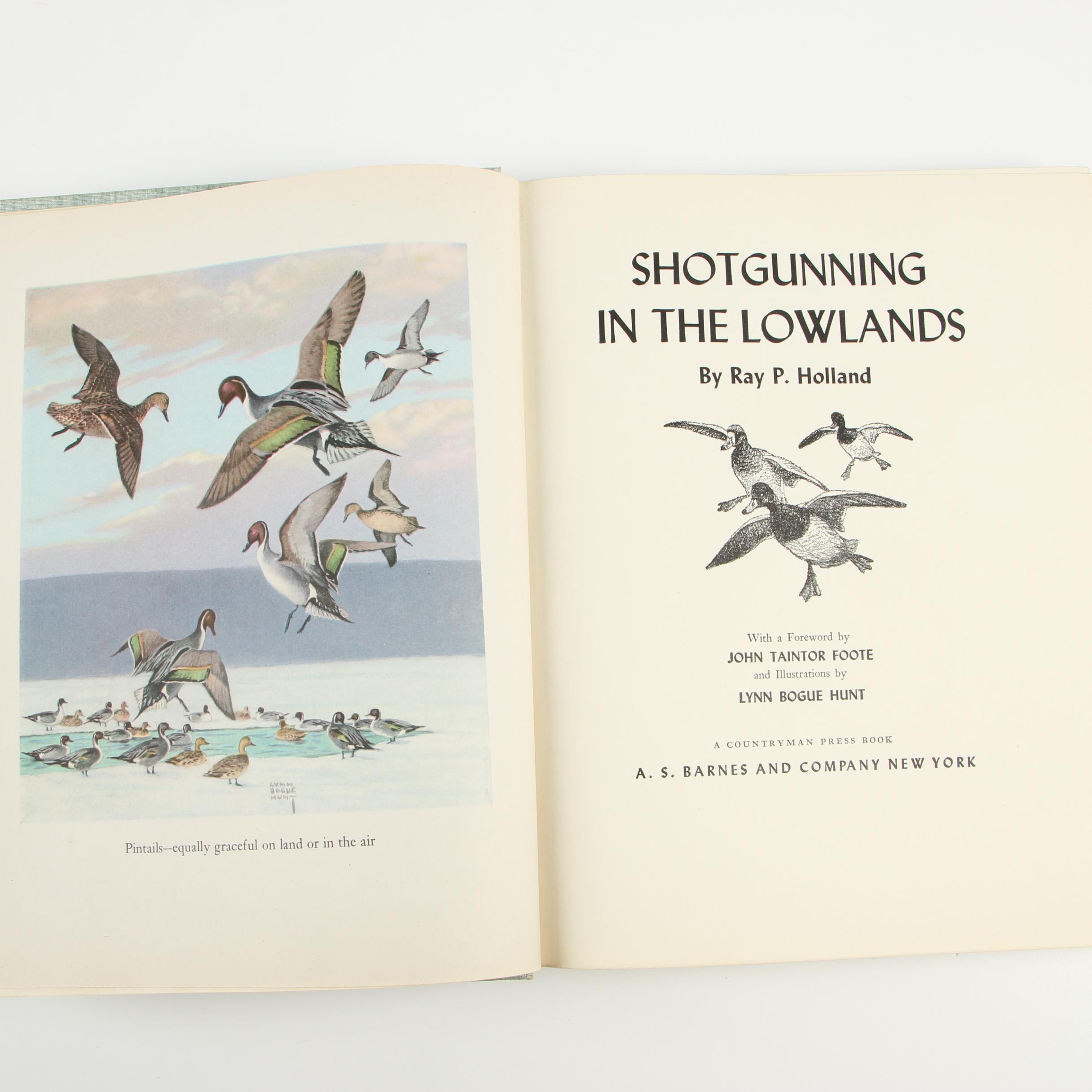Hunting and Fishing Books including "Coverts & Casts" by William J. Schaldach