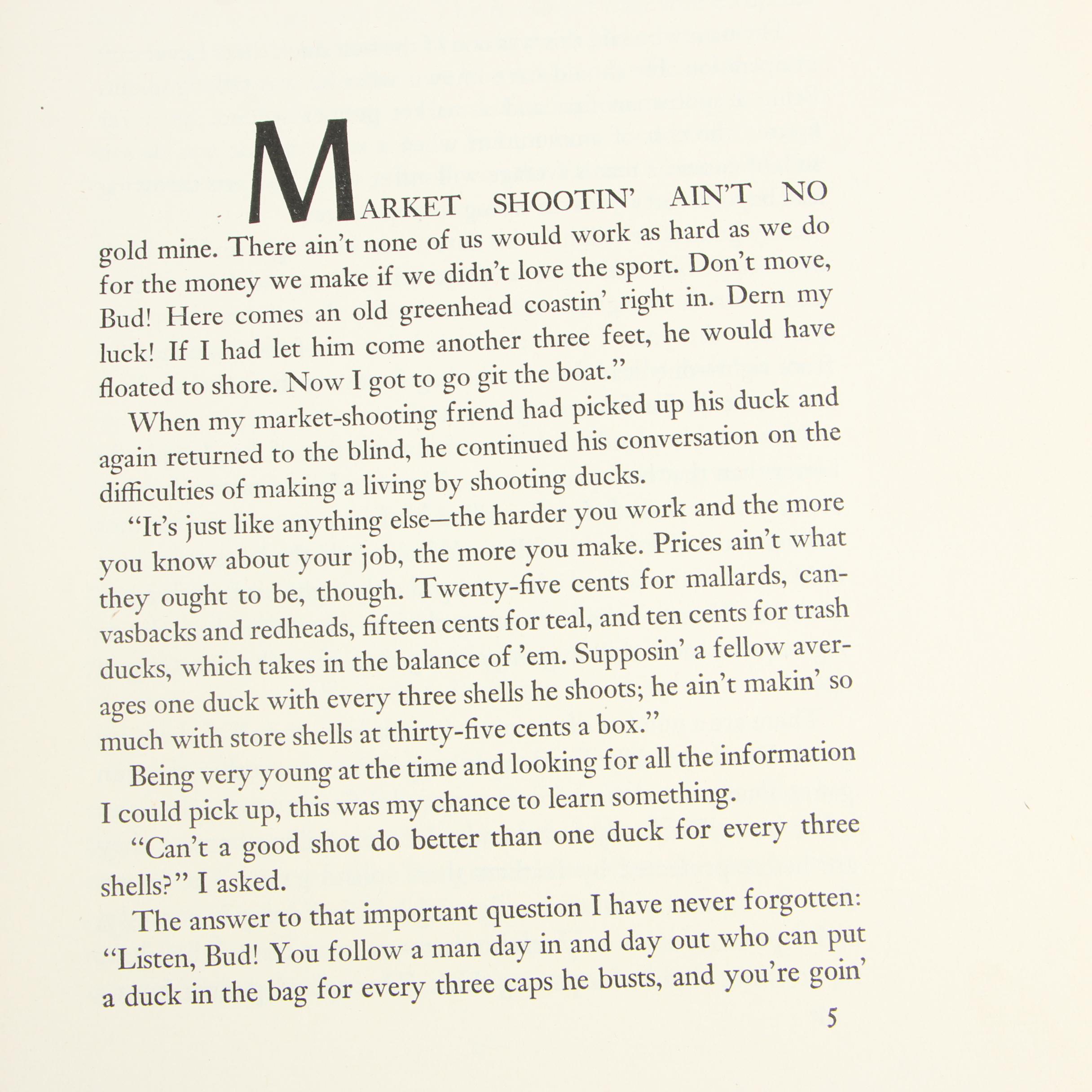 Hunting and Fishing Books including "Coverts & Casts" by William J. Schaldach