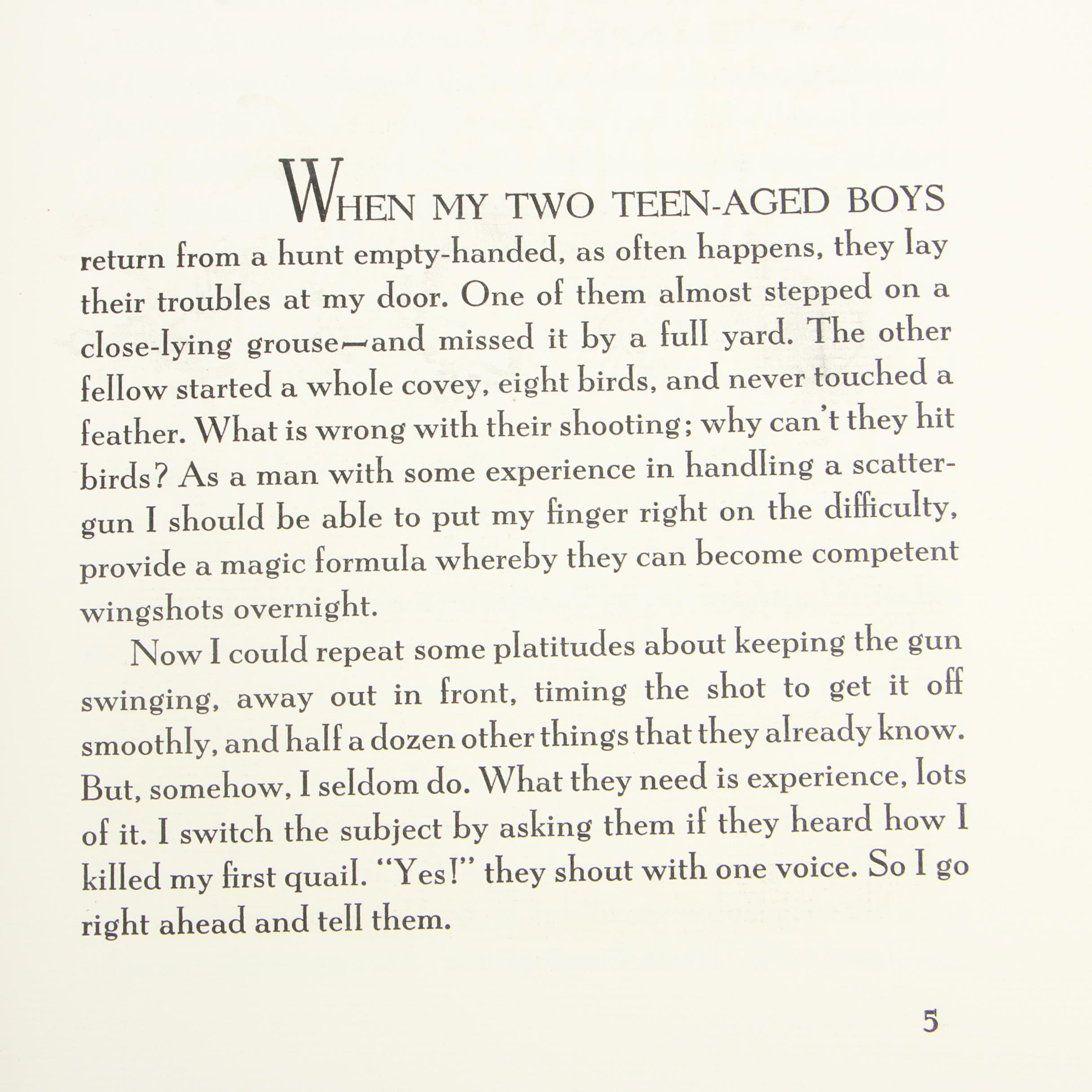 Hunting and Fishing Books including "Coverts & Casts" by William J. Schaldach