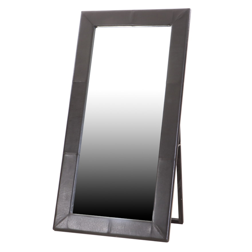 Bonded Vinyl Framed Decorative Full Length Floor Mirror