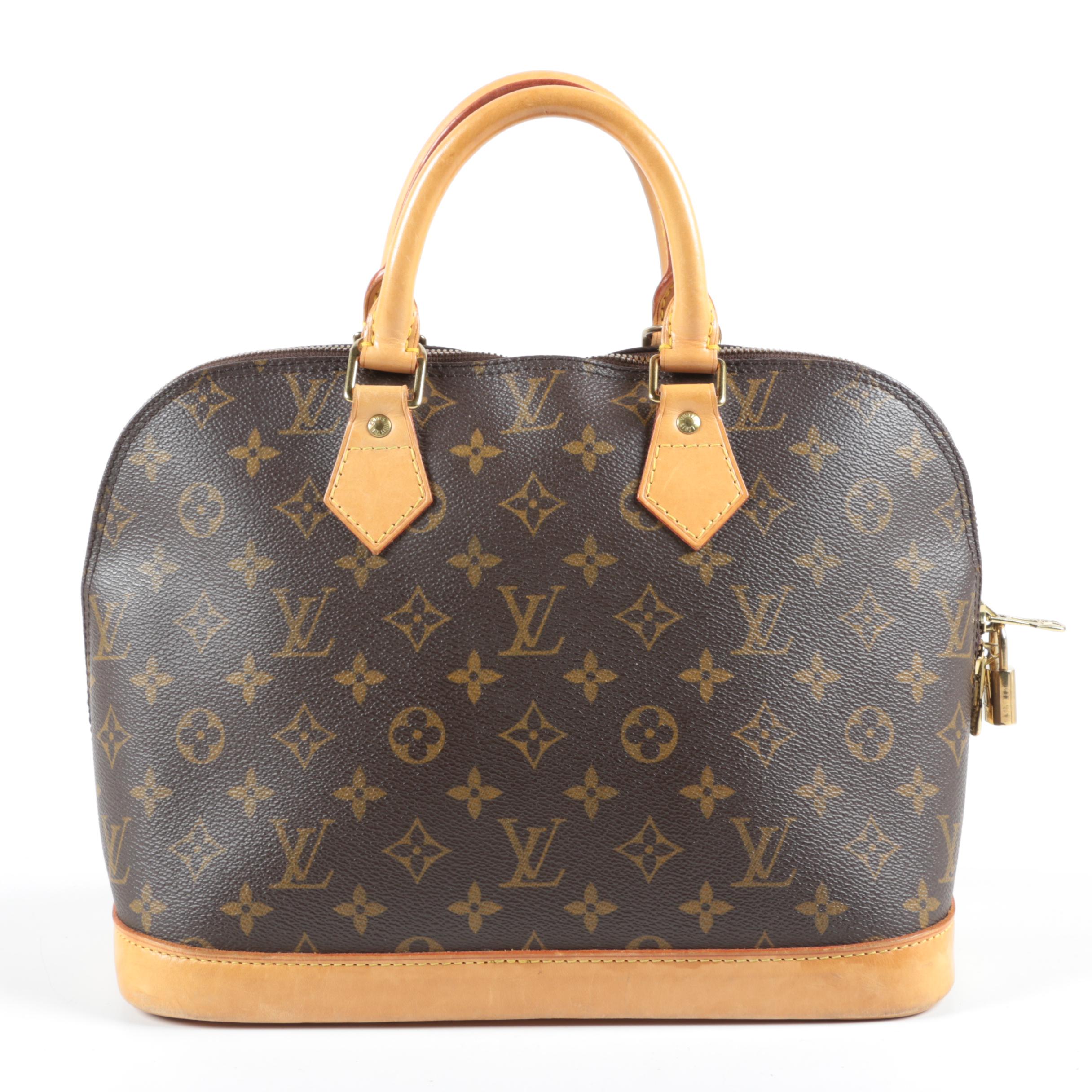 Louis Vuitton Paris Alma PM Bag in Monogram Canvas and Leather