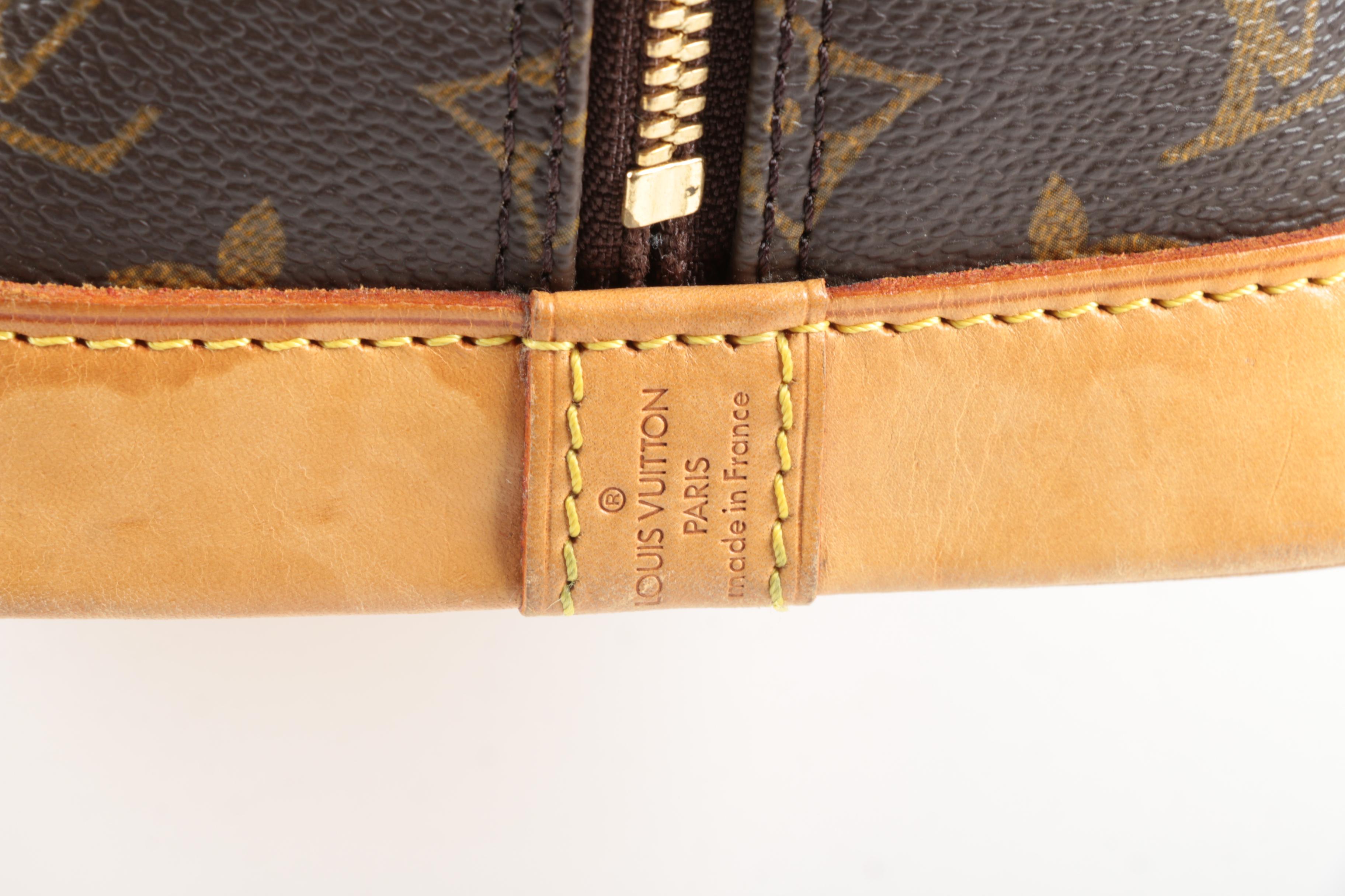 Louis Vuitton Paris Alma PM Bag in Monogram Canvas and Leather