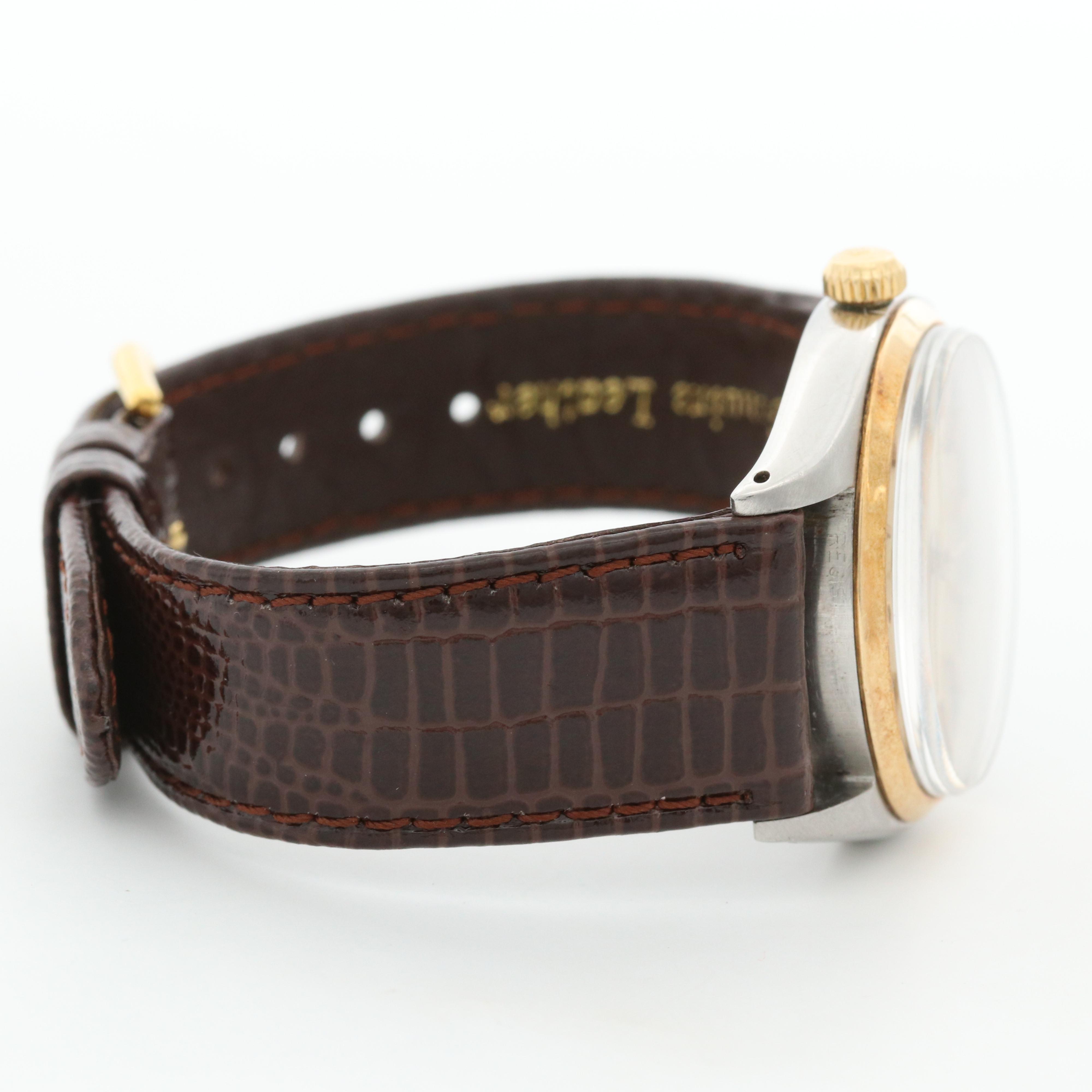 Vintage Rolex Oyster Perpetual 14K Gold and Stainless Steel Automatic Watch