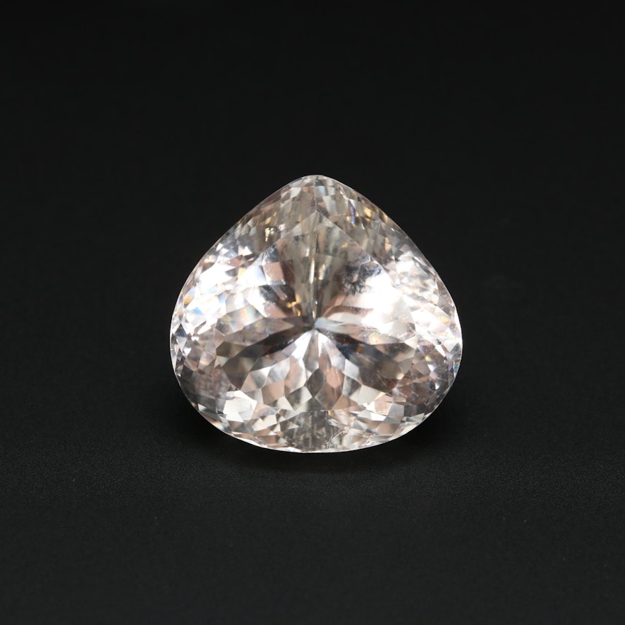 Loose 55.30 Ct Spodumene Gemstone