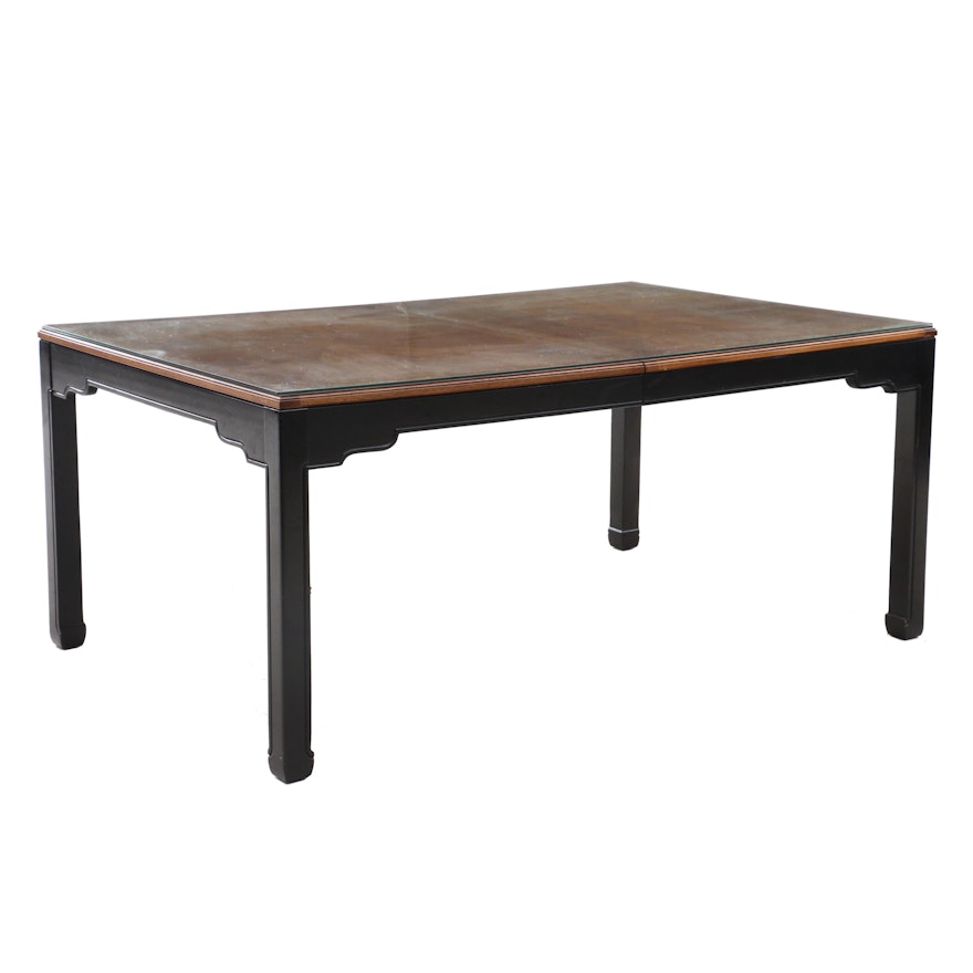 Thomasville Chinese Inspired Pecan Dining Table