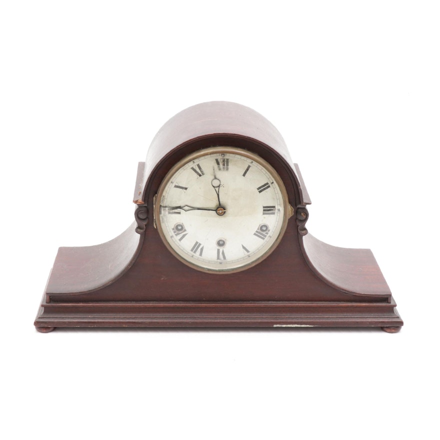 H.A.C. German Tambour Mantel Clock