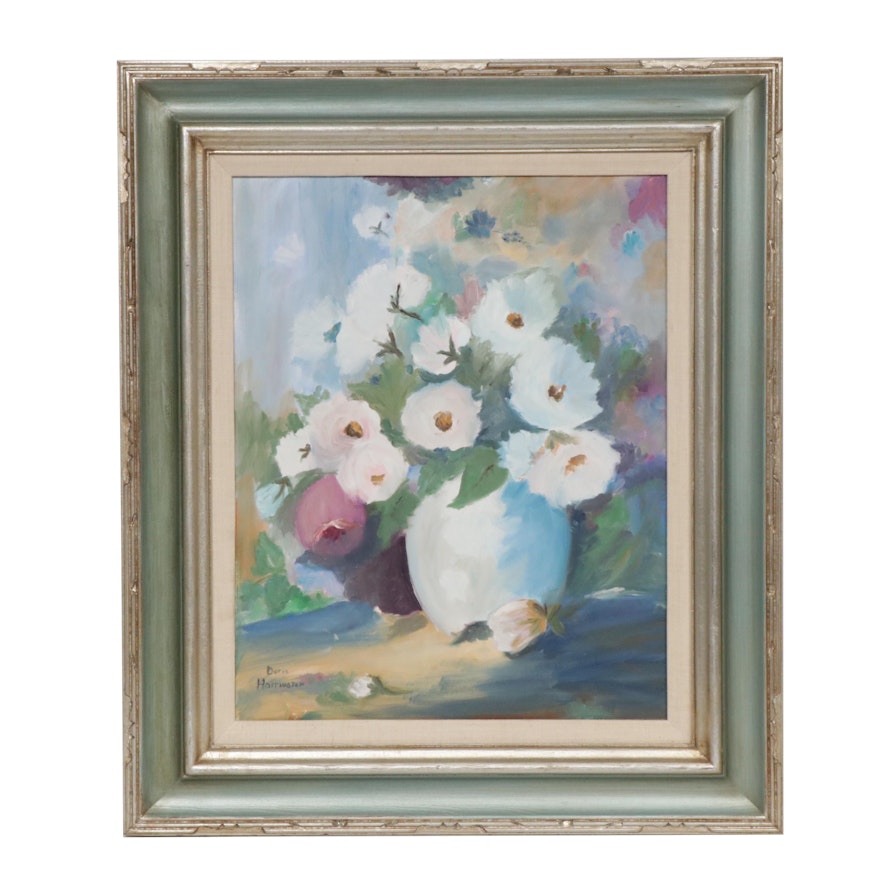 Doris Harrington Still Life of Flowers Oil Painting