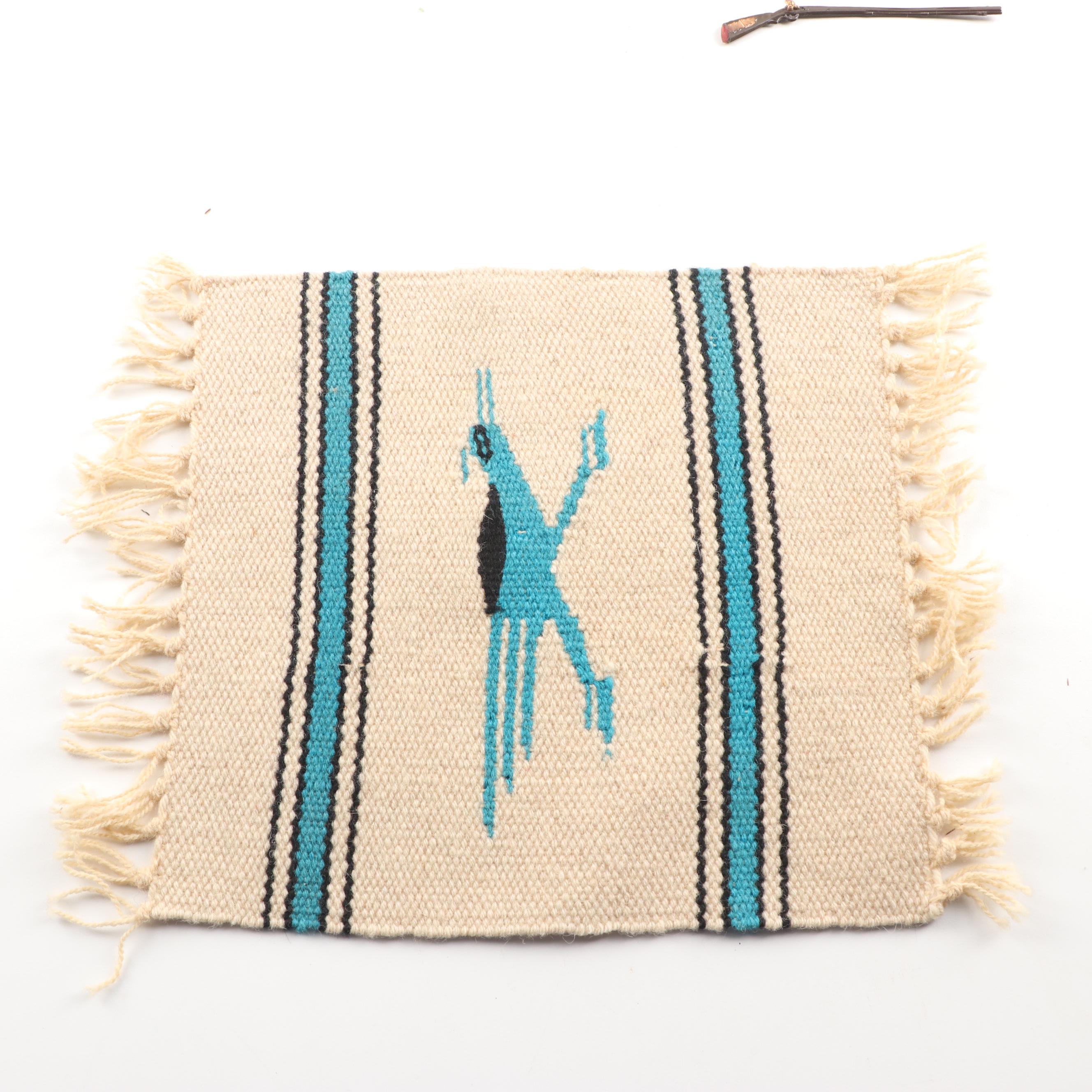 Miniature Wooden Dollhouse Furniture with Southwestern Style Decor