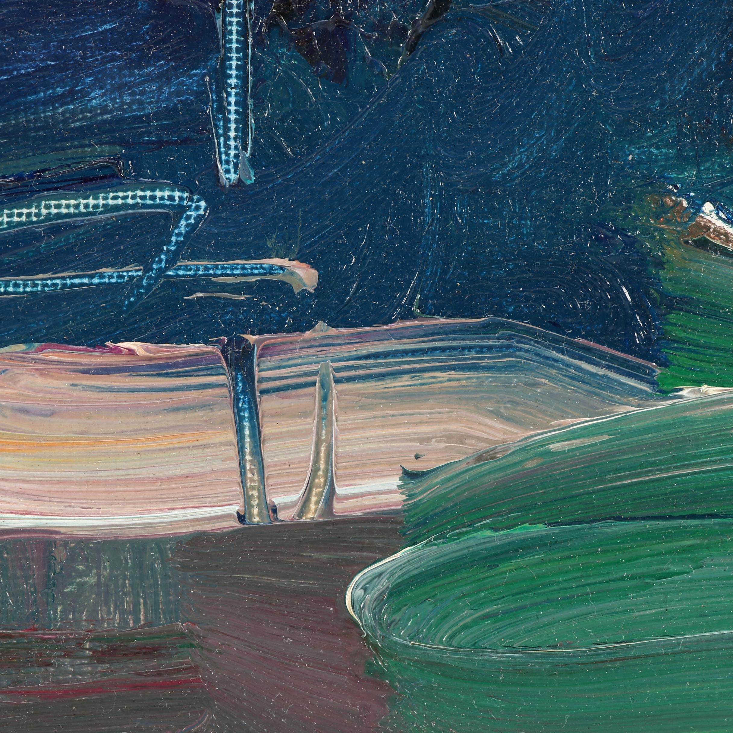 Jose Trujillo Oil Painting "Regal Plants"