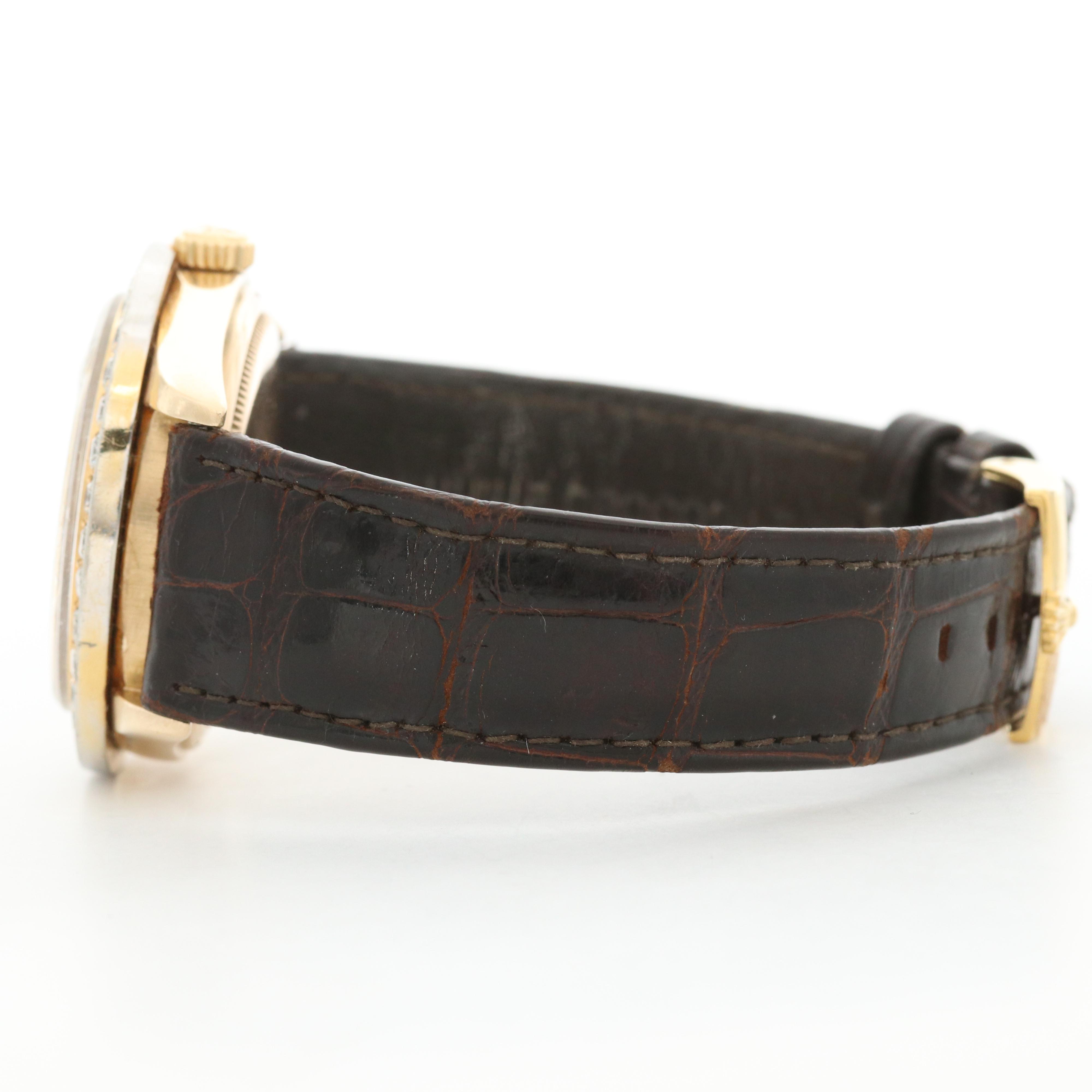 Rolex 3.00 CTW Diamond and 18K Gold Day-Date Automatic Watch