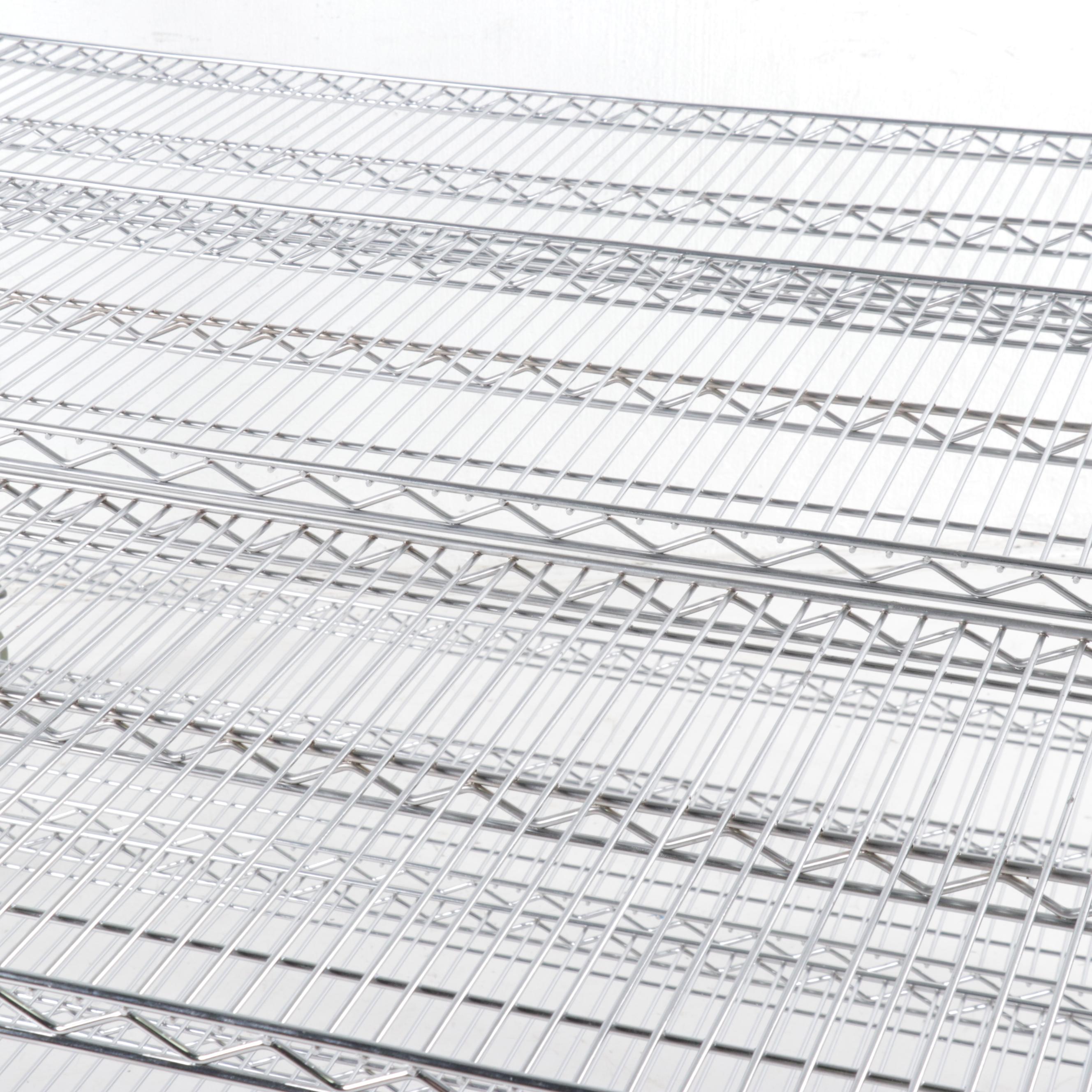 Uline Metal Industrial Rolling Storage Shelves