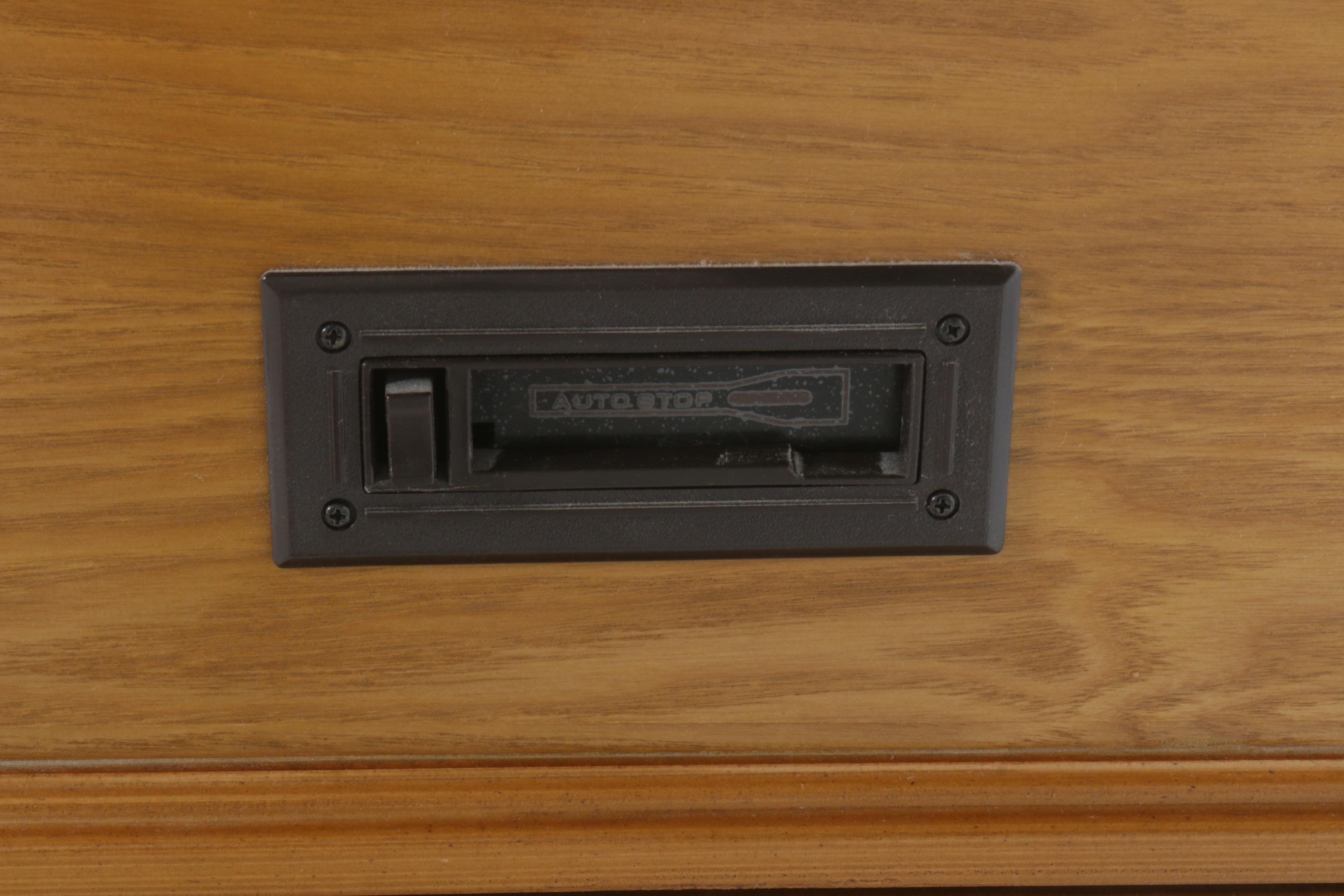 Philco Art Deco-Style Multimedia Player with Removable Stand, Late 20th Century