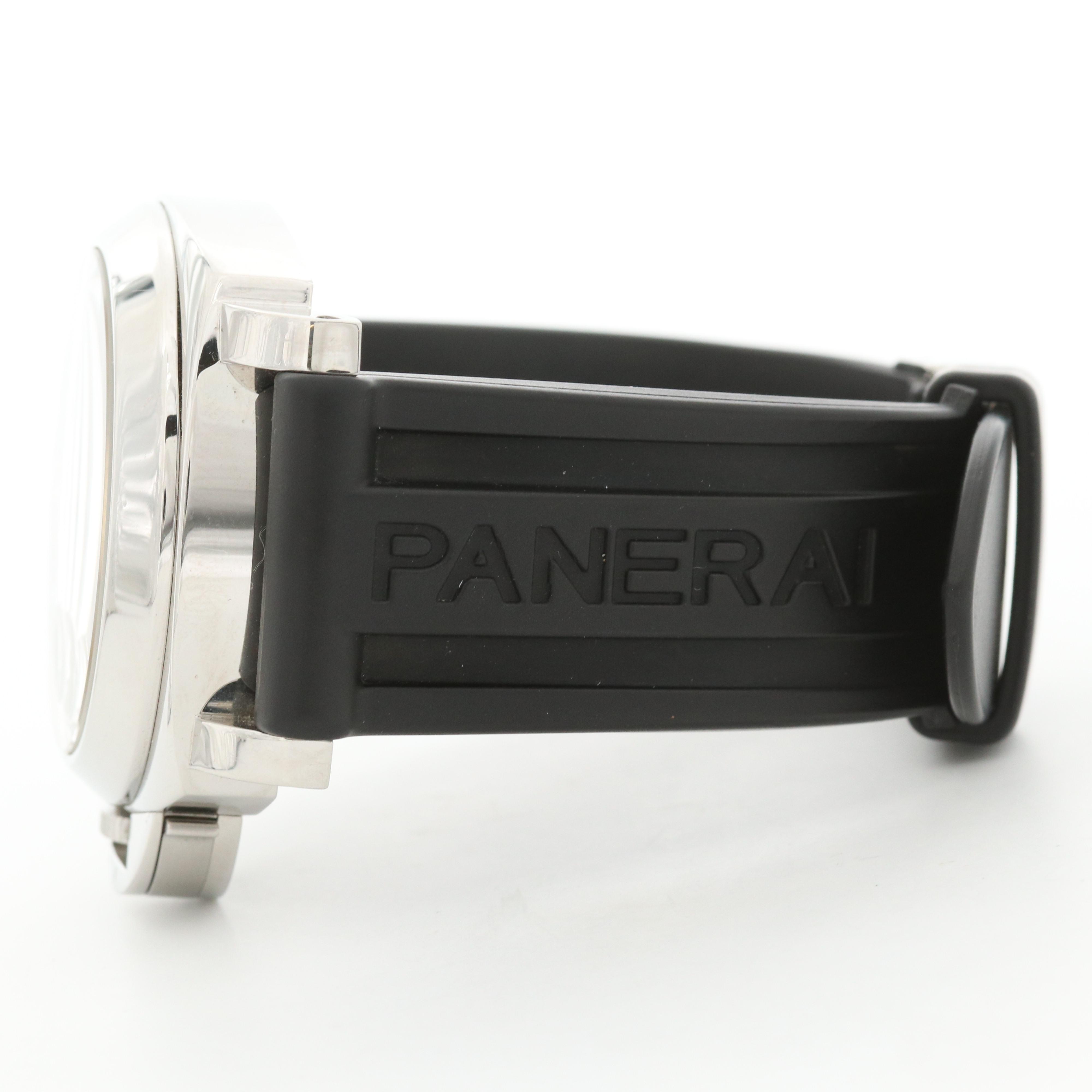 Panerai Luminor GMT PAM88 Stainless Steel Automatic Watch