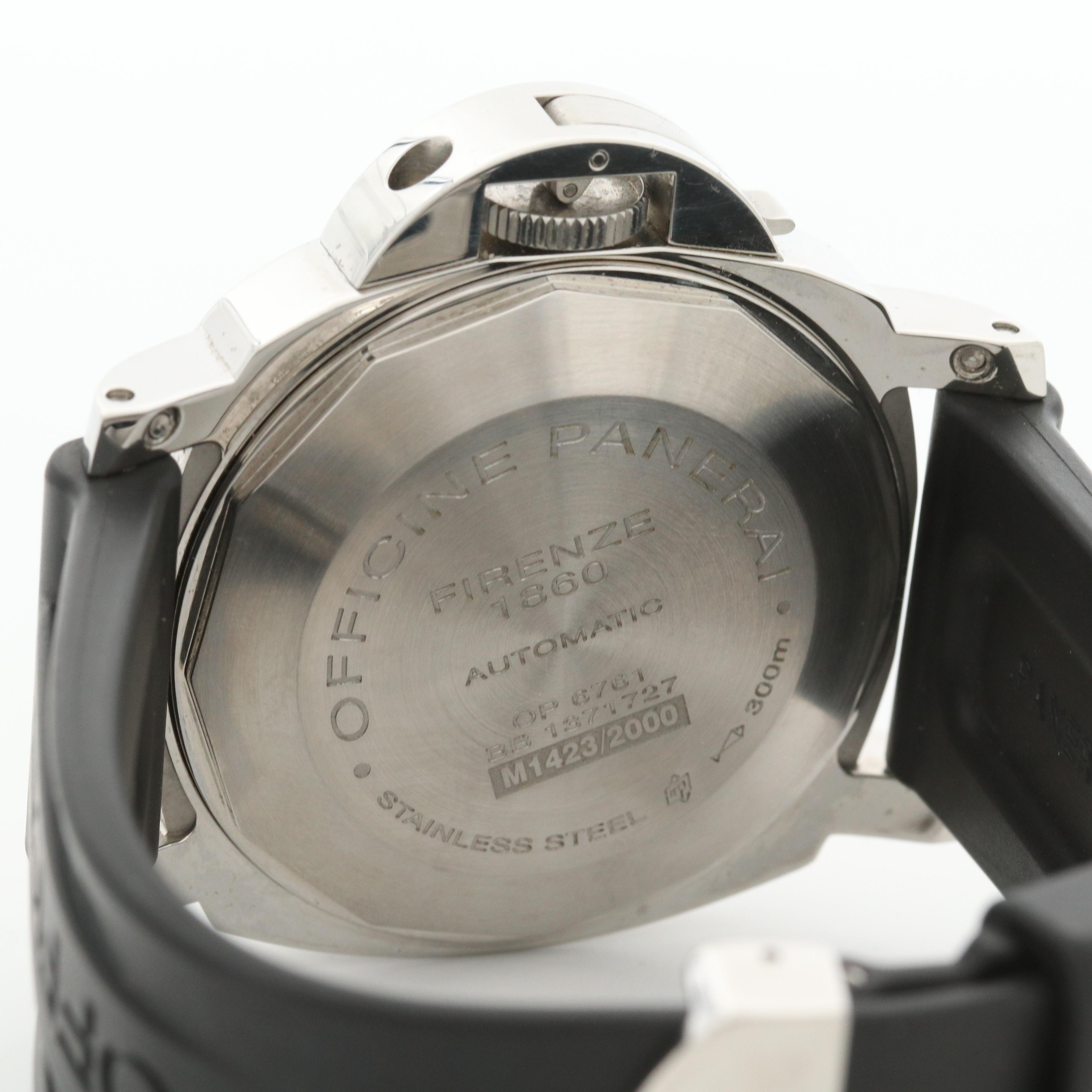 Panerai Luminor GMT PAM88 Stainless Steel Automatic Watch