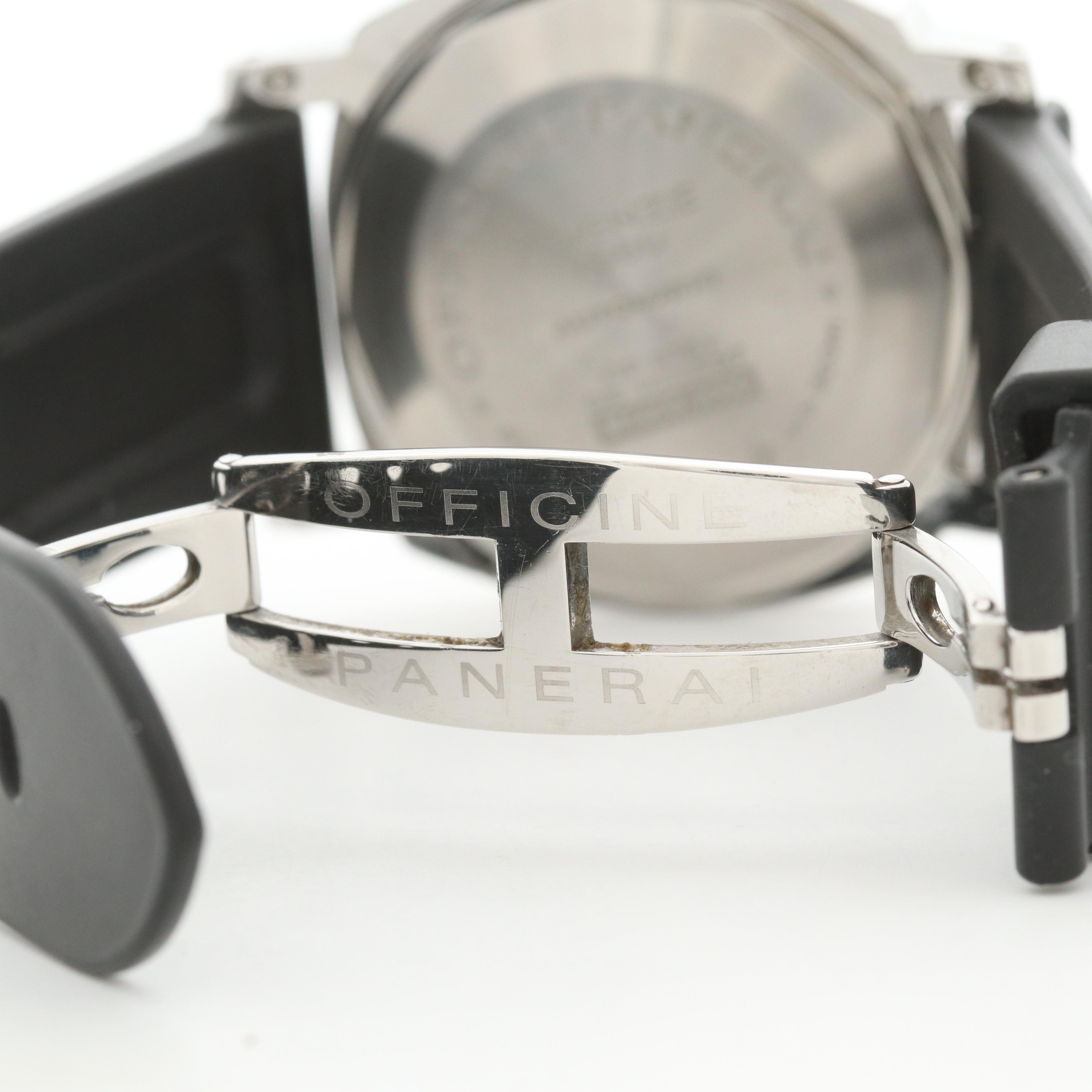 Panerai Luminor GMT PAM88 Stainless Steel Automatic Watch