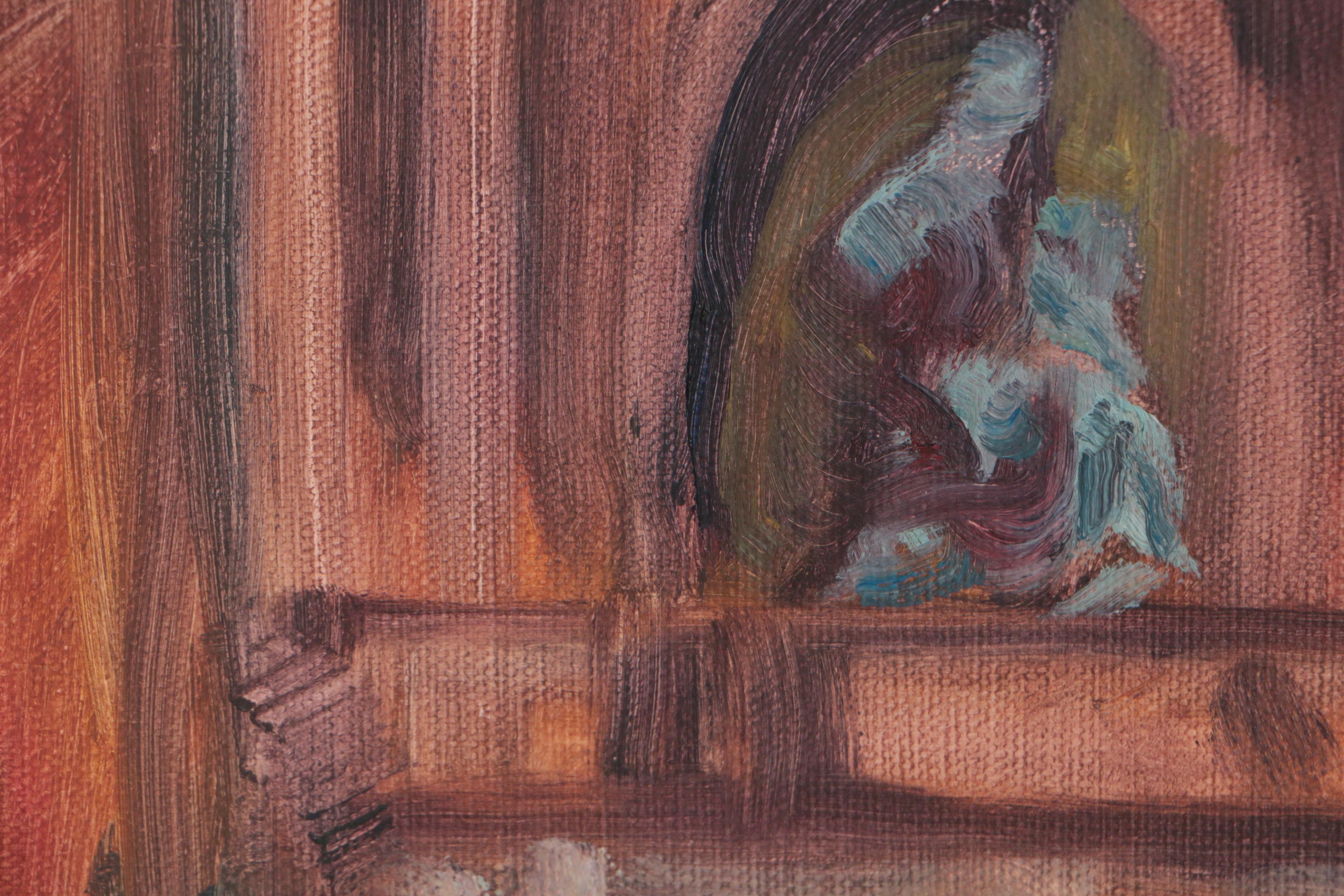 Gabriel Boray Oil Painting of Venetian Architectural Landscape