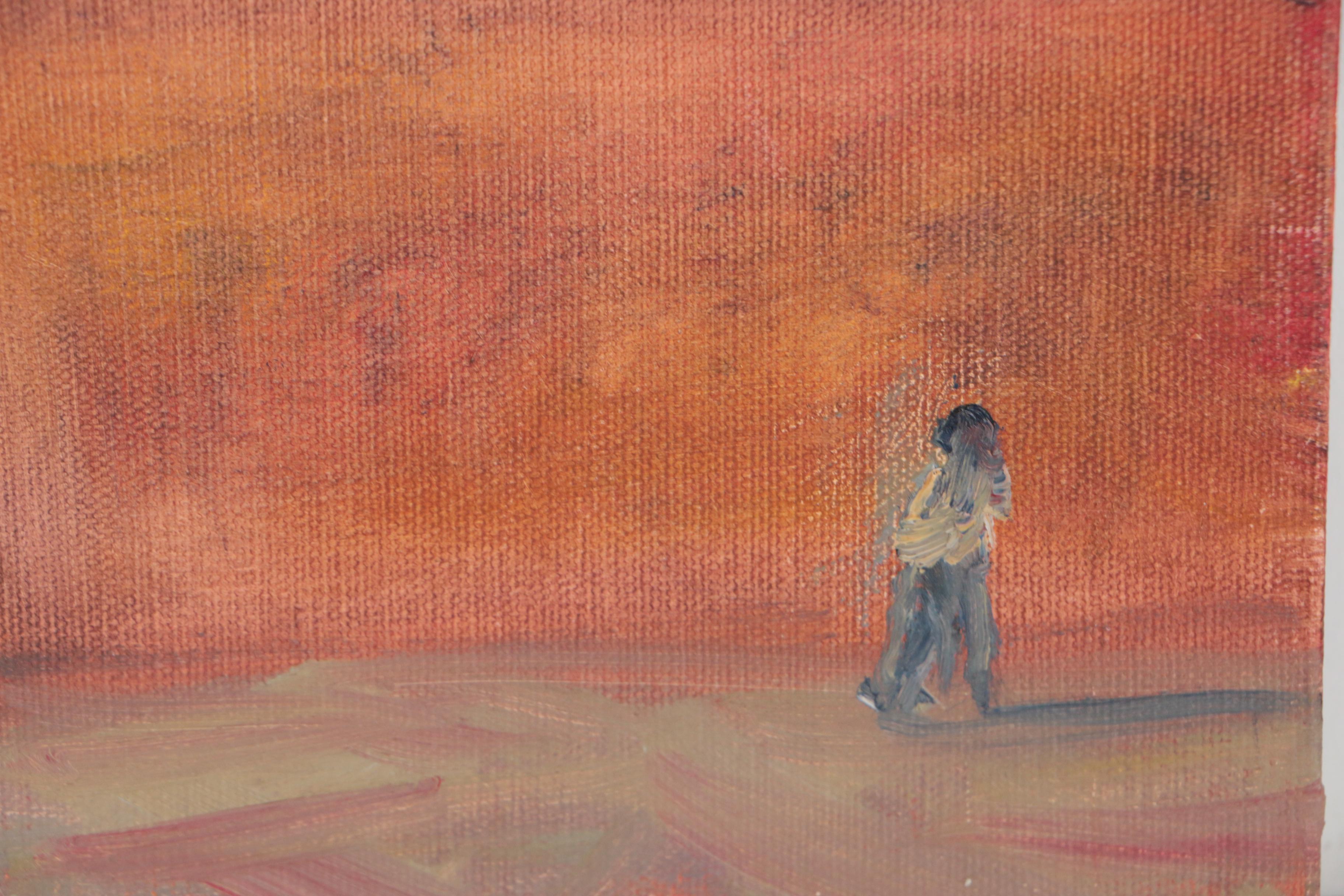 Gabriel Boray Oil Painting of Venetian Architectural Landscape