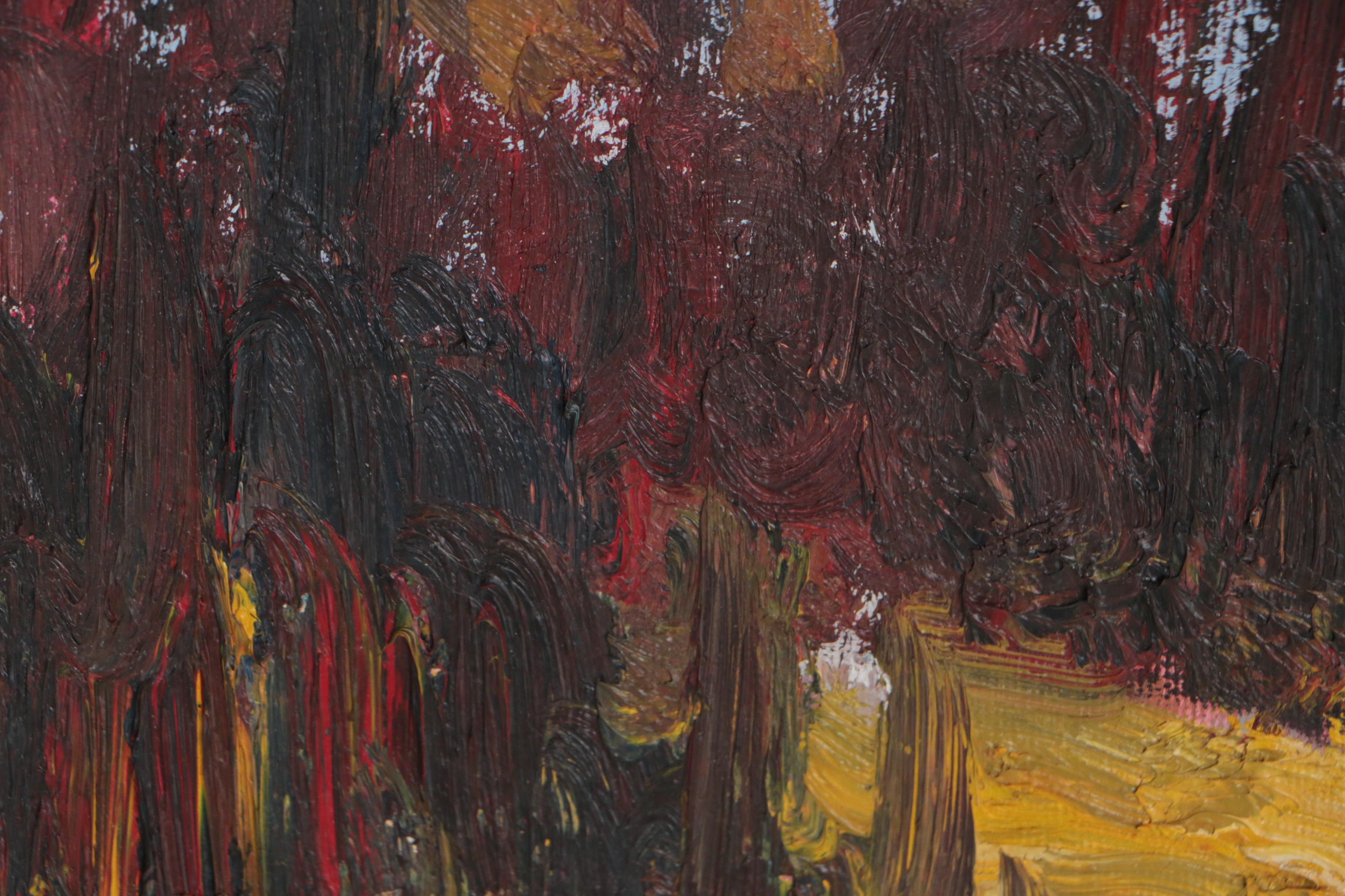 Gabriel Boray Abstract Landscape Oil Painting