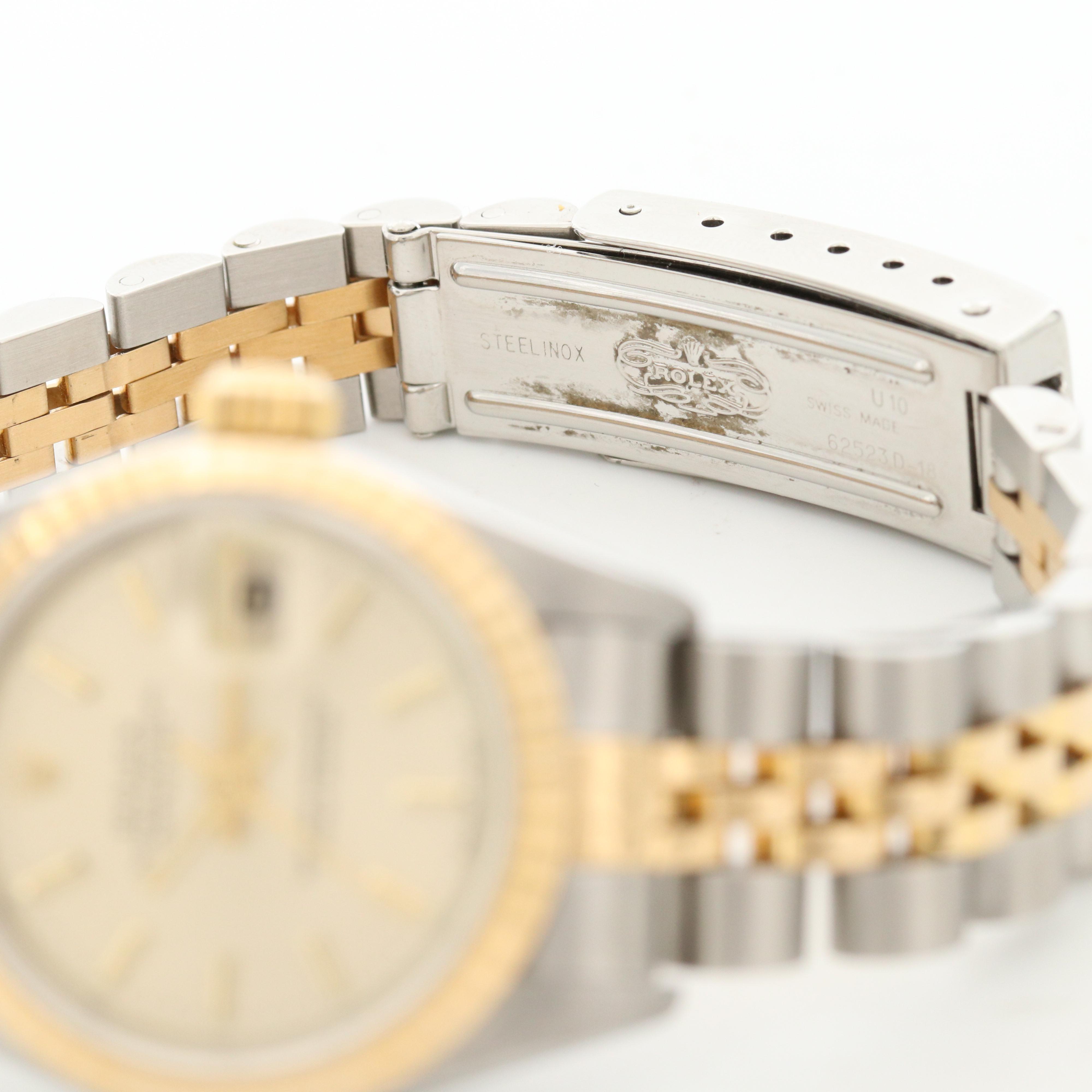 Rolex Datejust 18K Gold and Stainless Steel Automatic Watch
