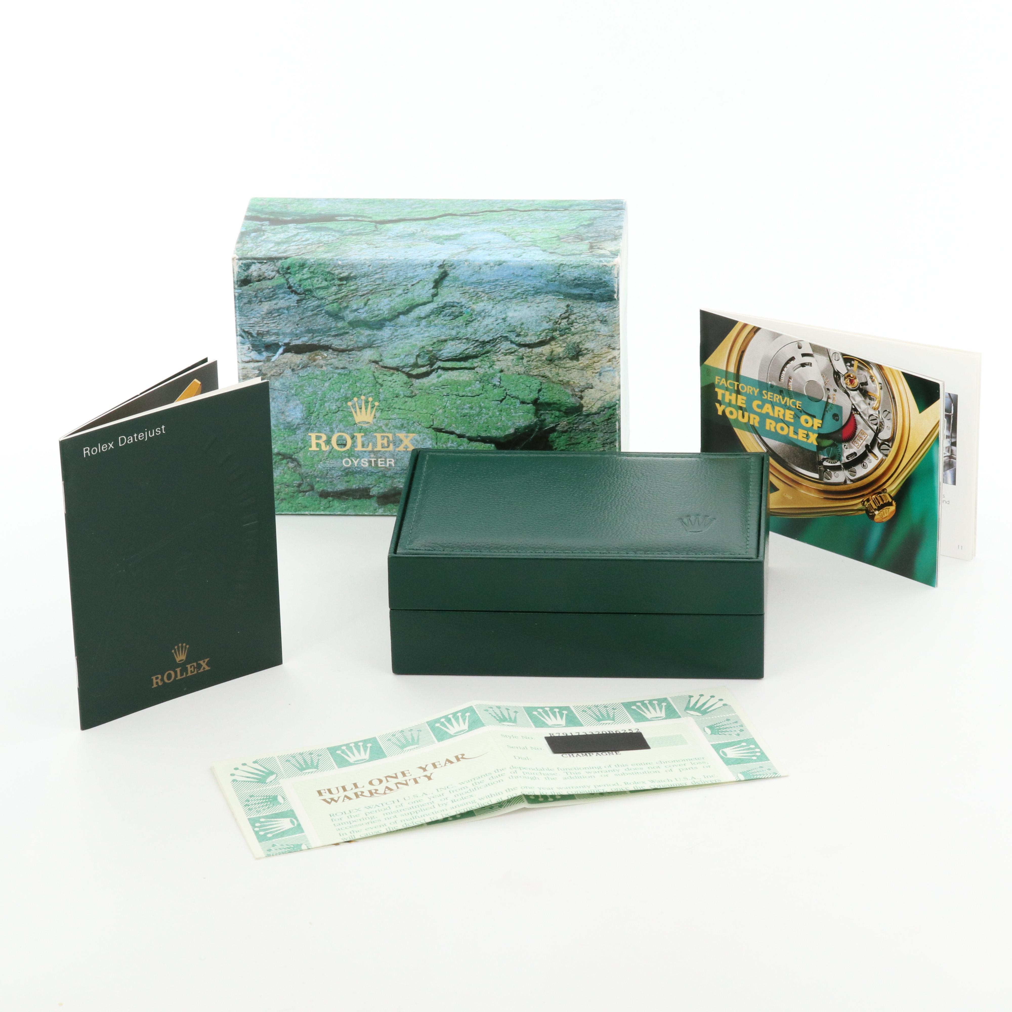 Rolex Datejust 18K Gold and Stainless Steel Automatic Watch