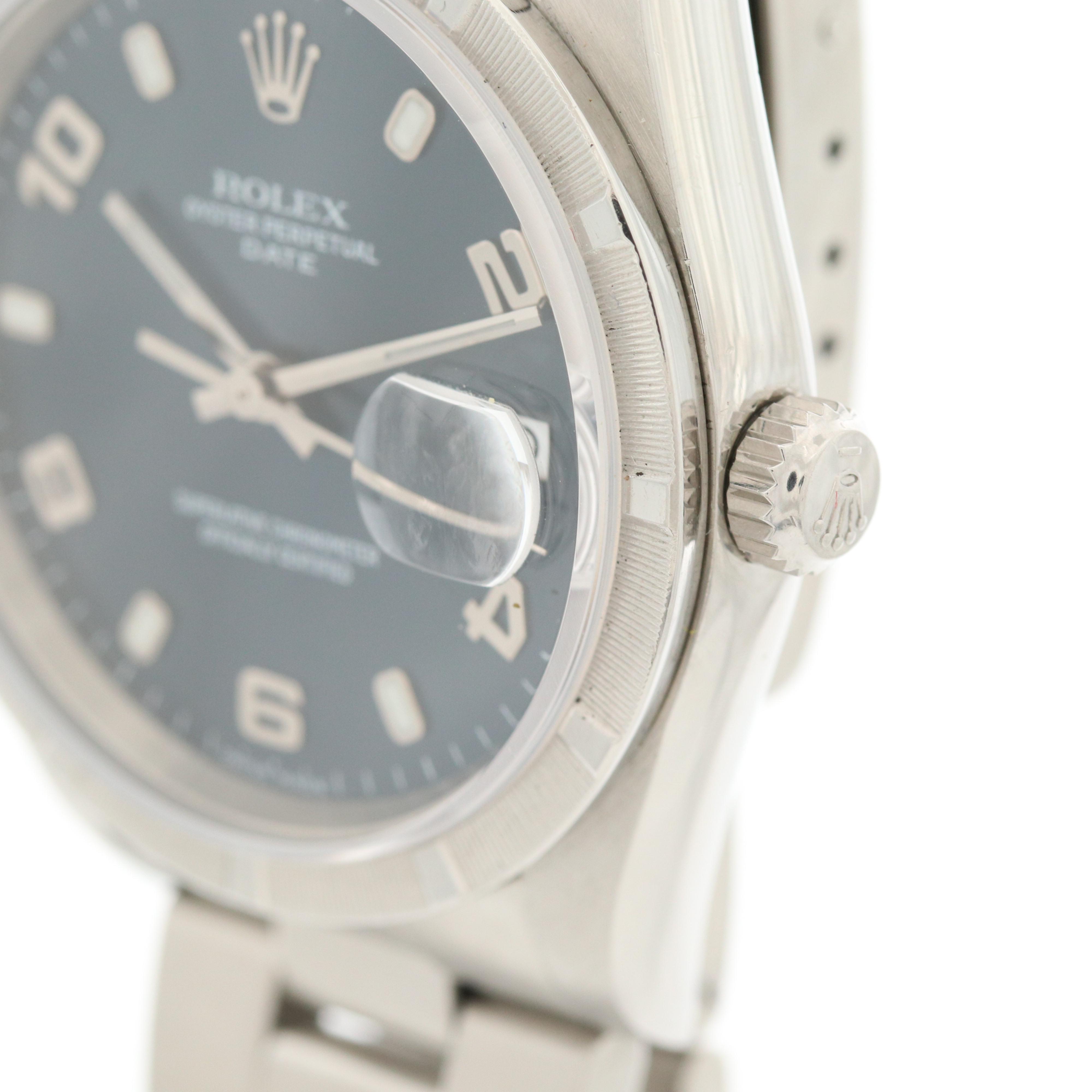 Rolex Oyster Perpetual Date Stainless Steel Automatic Watch, 2002