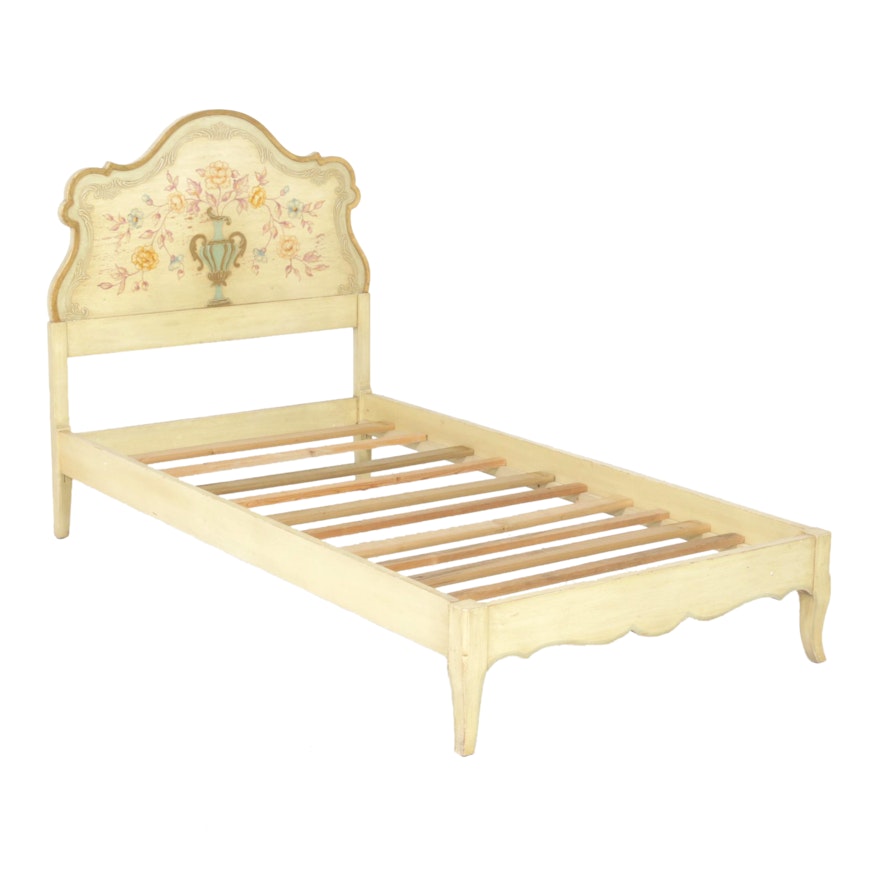 John Widdicomb French Provincial Style Twin Bed Frame, Vintage