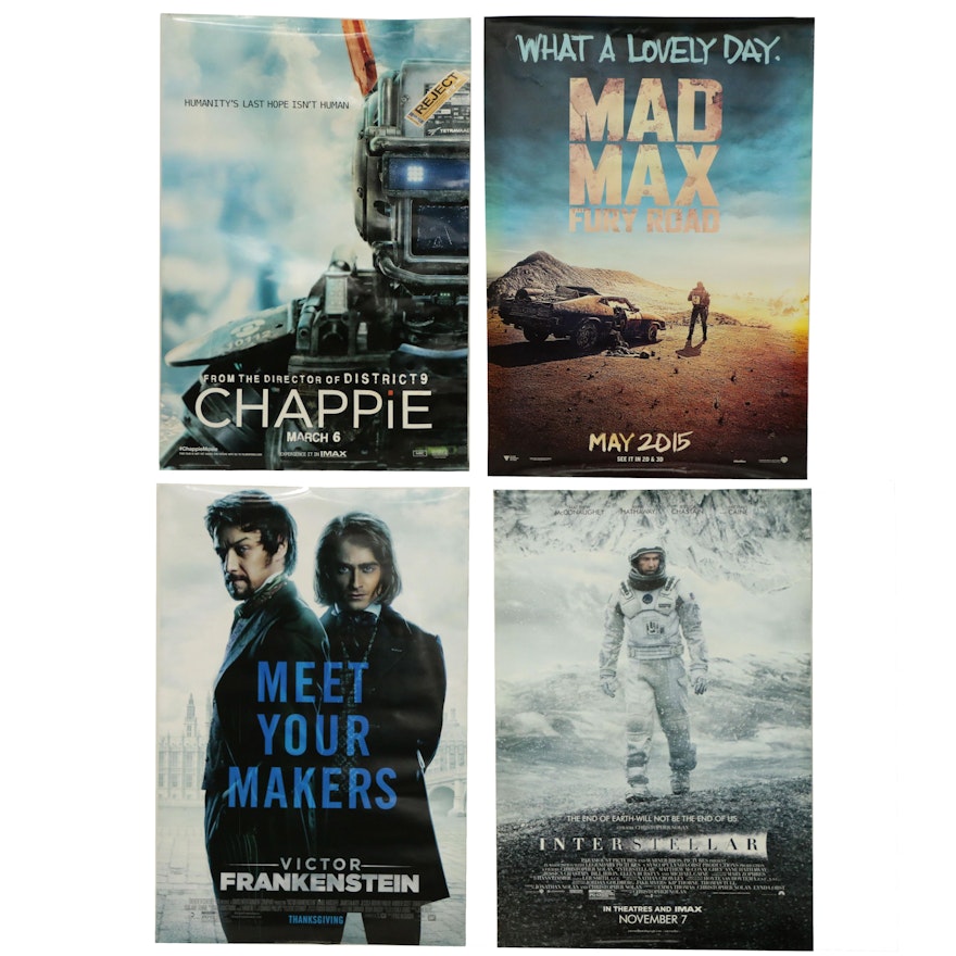 "Interstellar" and Other Double Sided Movie Posters