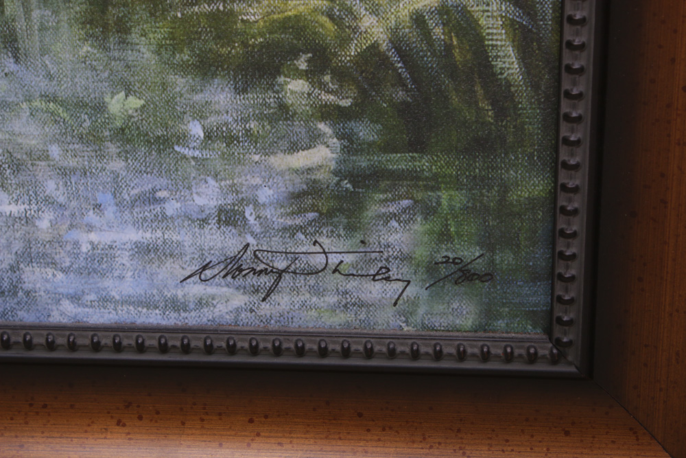 Donny Finley Giclee Print "Blue Dress"