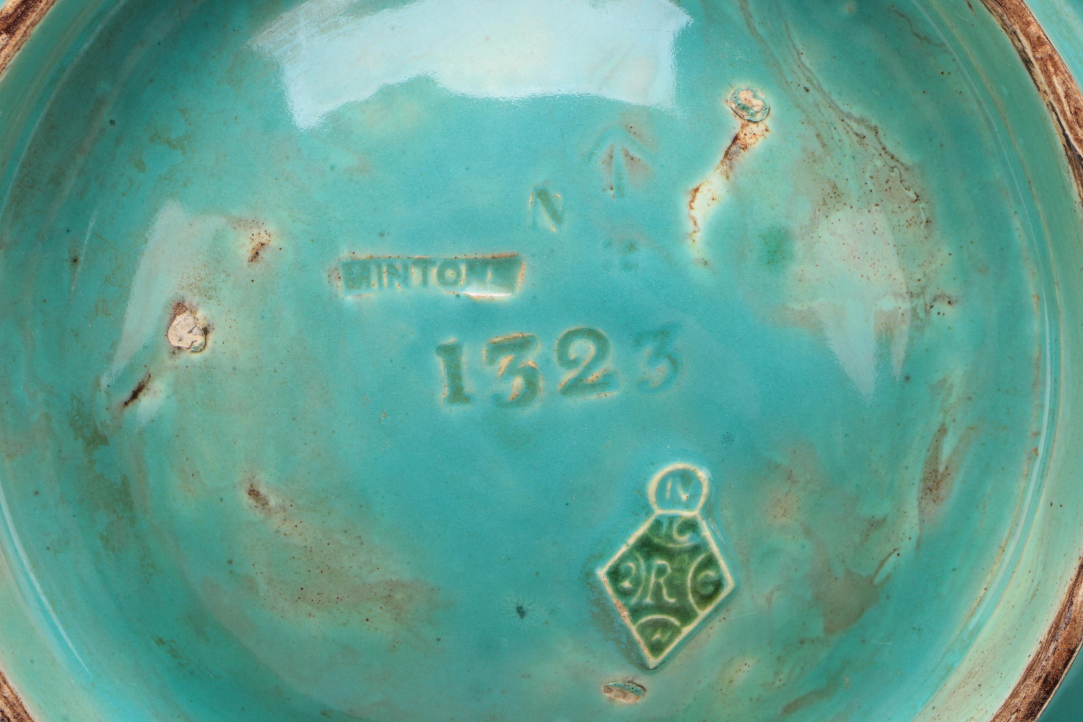 Victorian Minton Majolica Oyster Plate, 1870