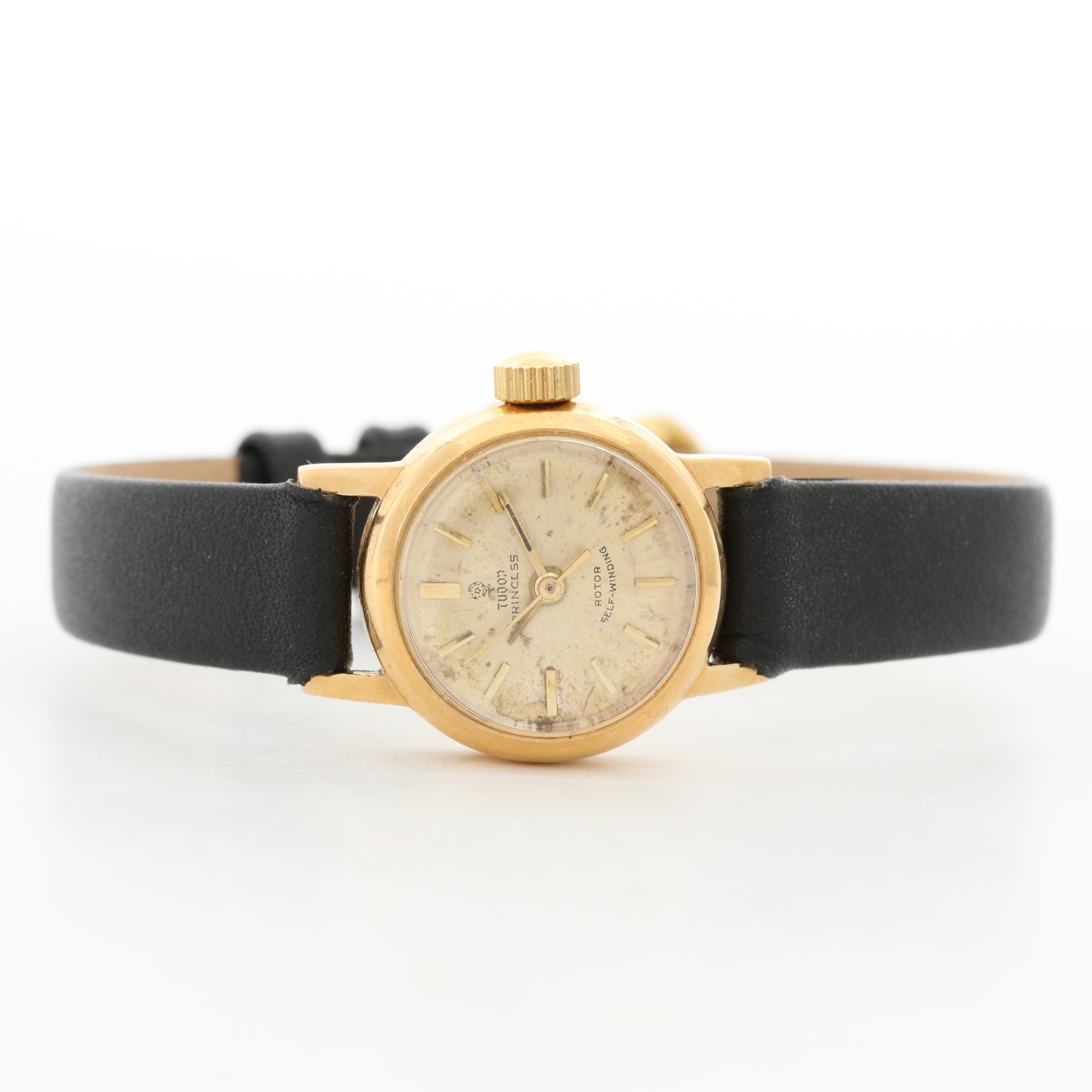 Vintage Tudor Princess 18K Gold Automatic Watch