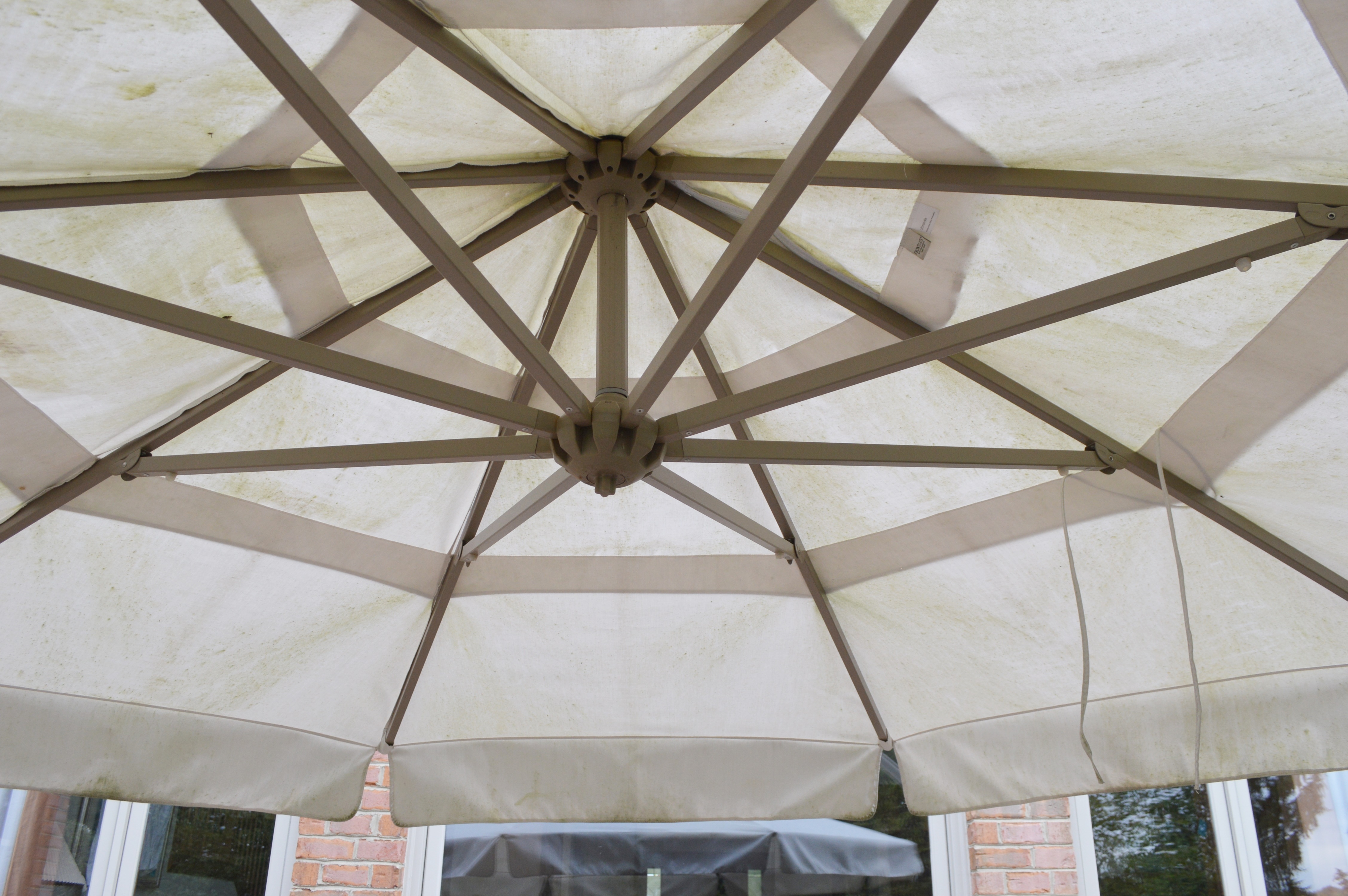 Frontgate Obravia Patio Cantilevered Umbrella, Contemporary