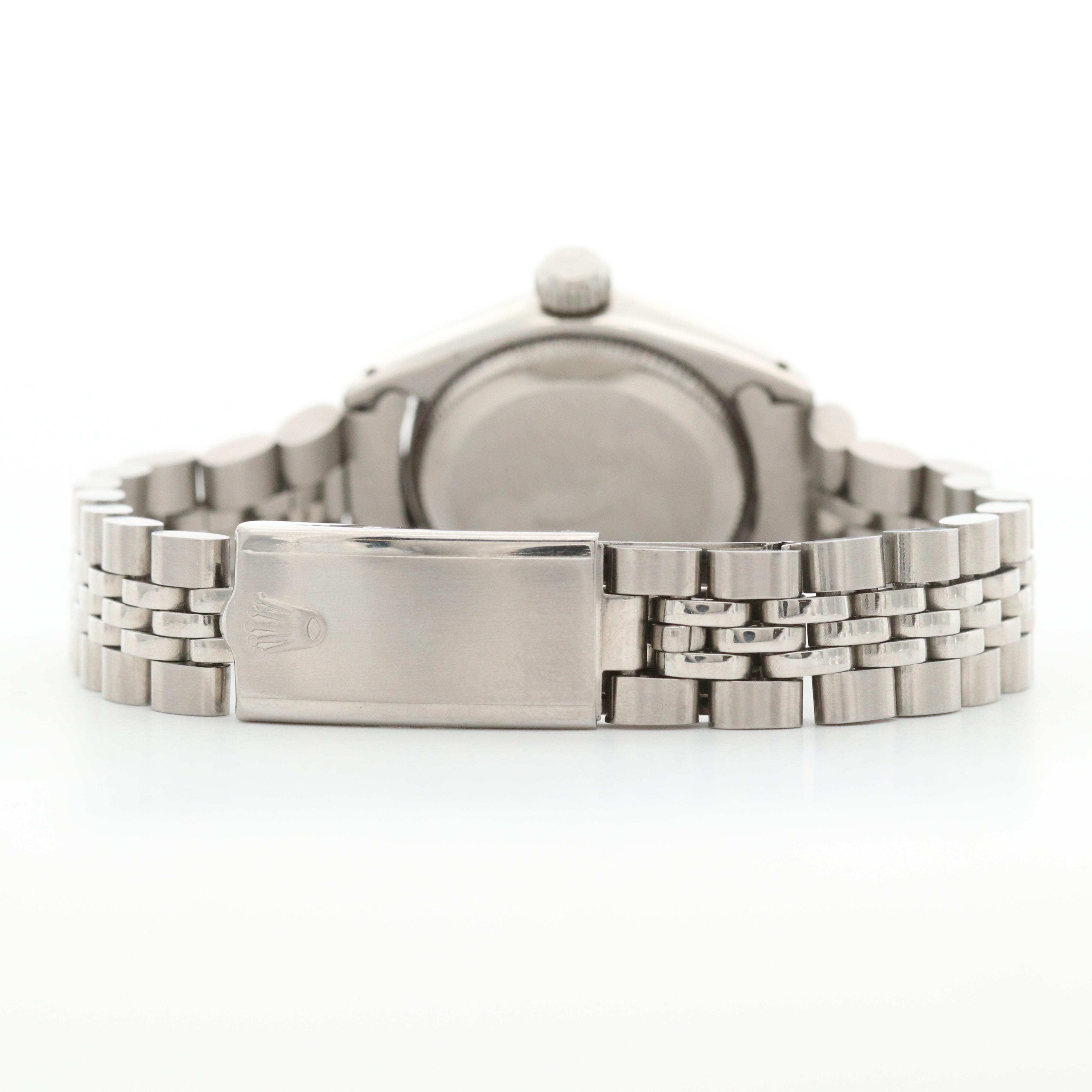 Vintage Rolex Oyster Perpetual Stainless Steel Watch With Sigma Dial