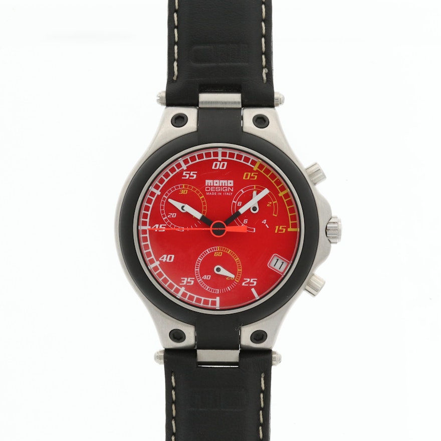 MOMO Design Speed MD Stainless Steel Quartz Chronograph Wristwatch