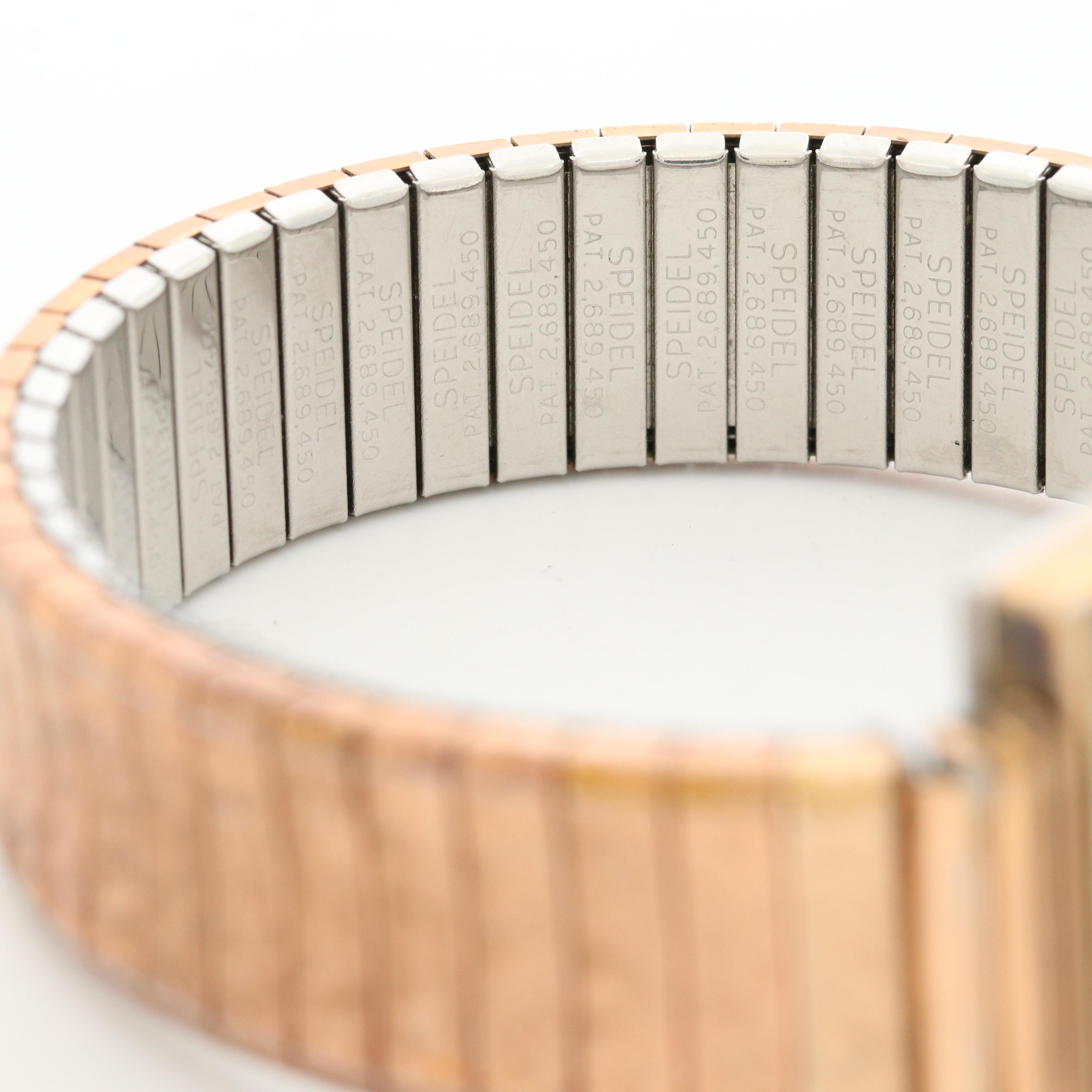 Vintage Benrus Rose Gold Tone Stem Wind Watch