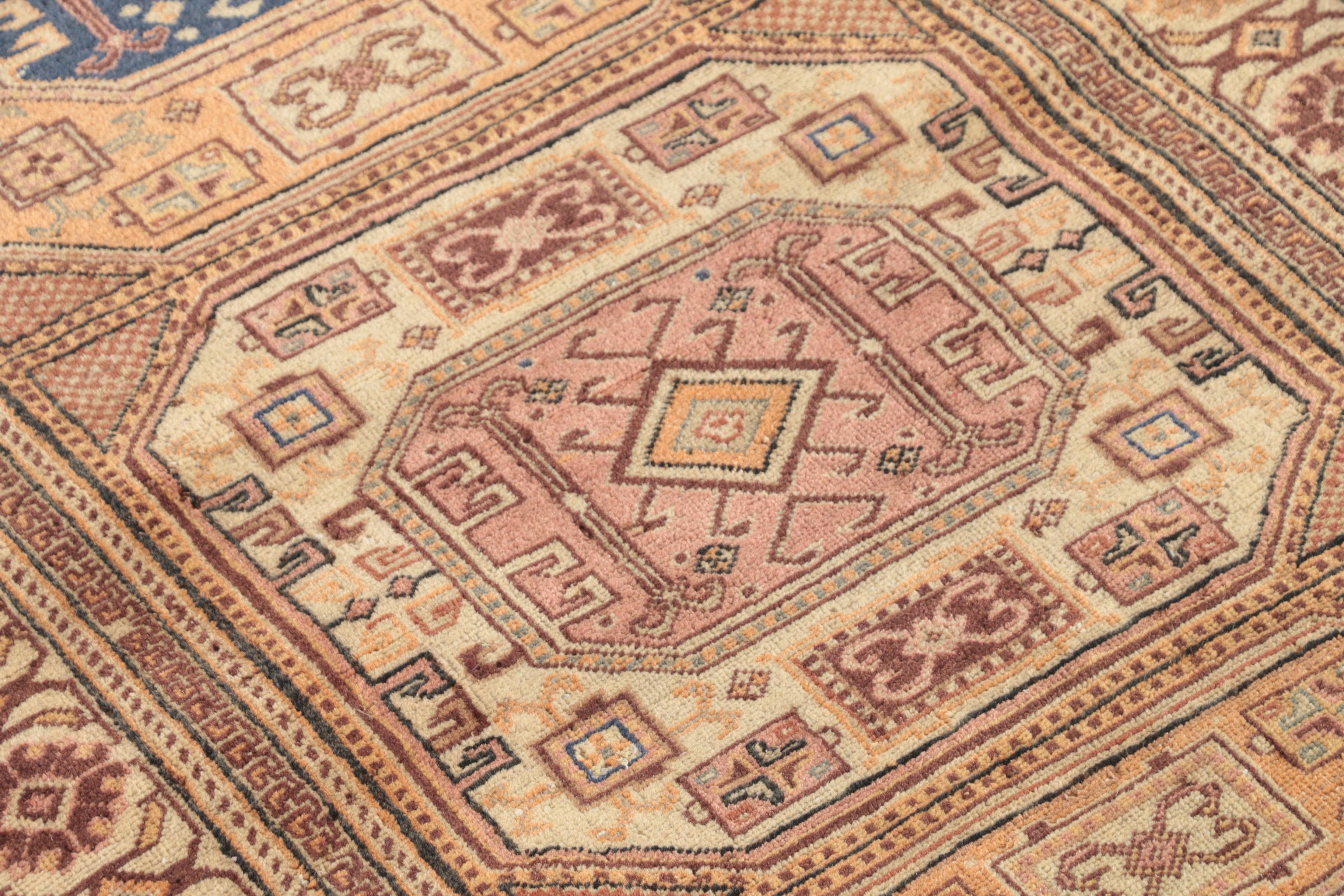 Hand-Knotted Turkish Wool Area Rug