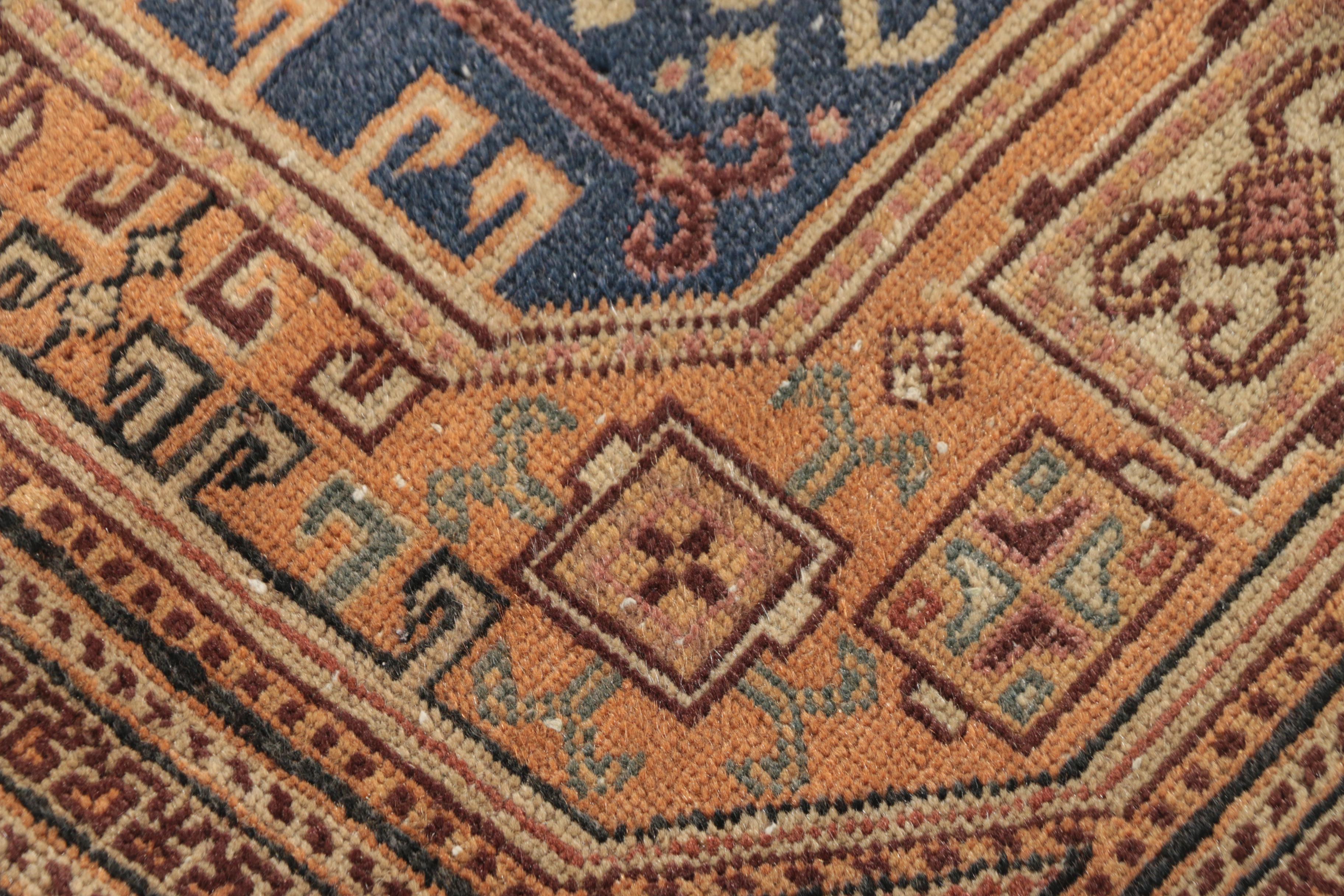 Hand-Knotted Turkish Wool Area Rug