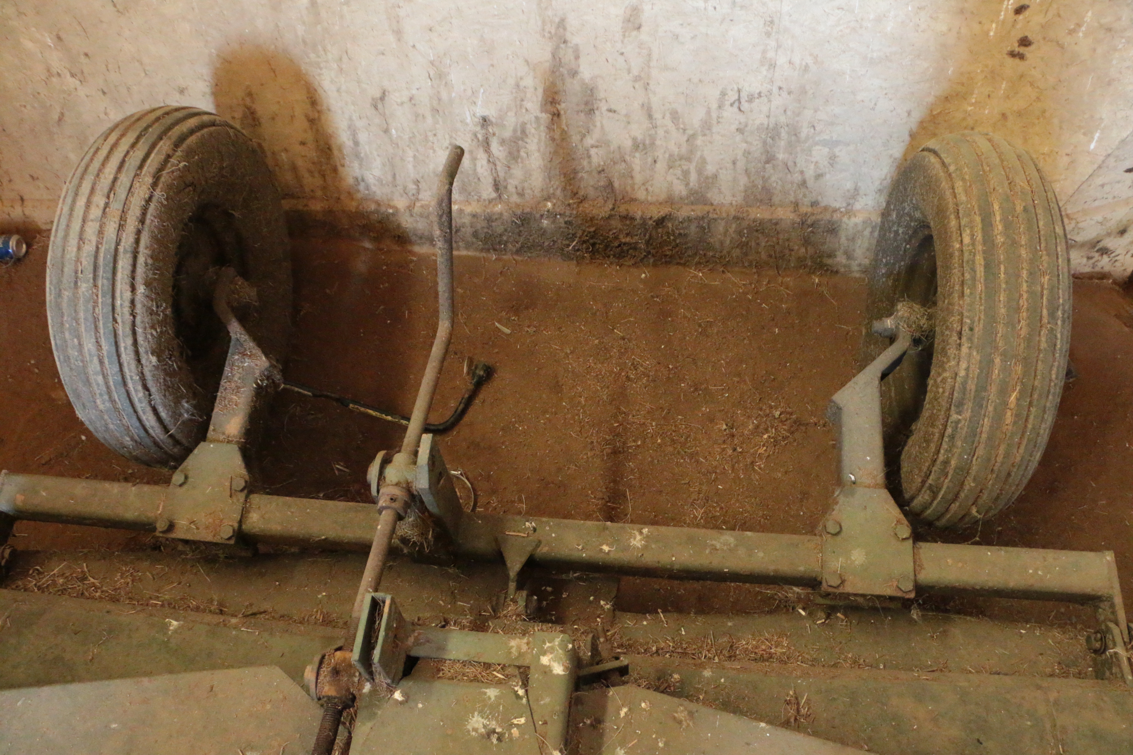 Deutz-Allis 6240 Tractor with Bush Hog 2400 QT Loader, Late 20th Century