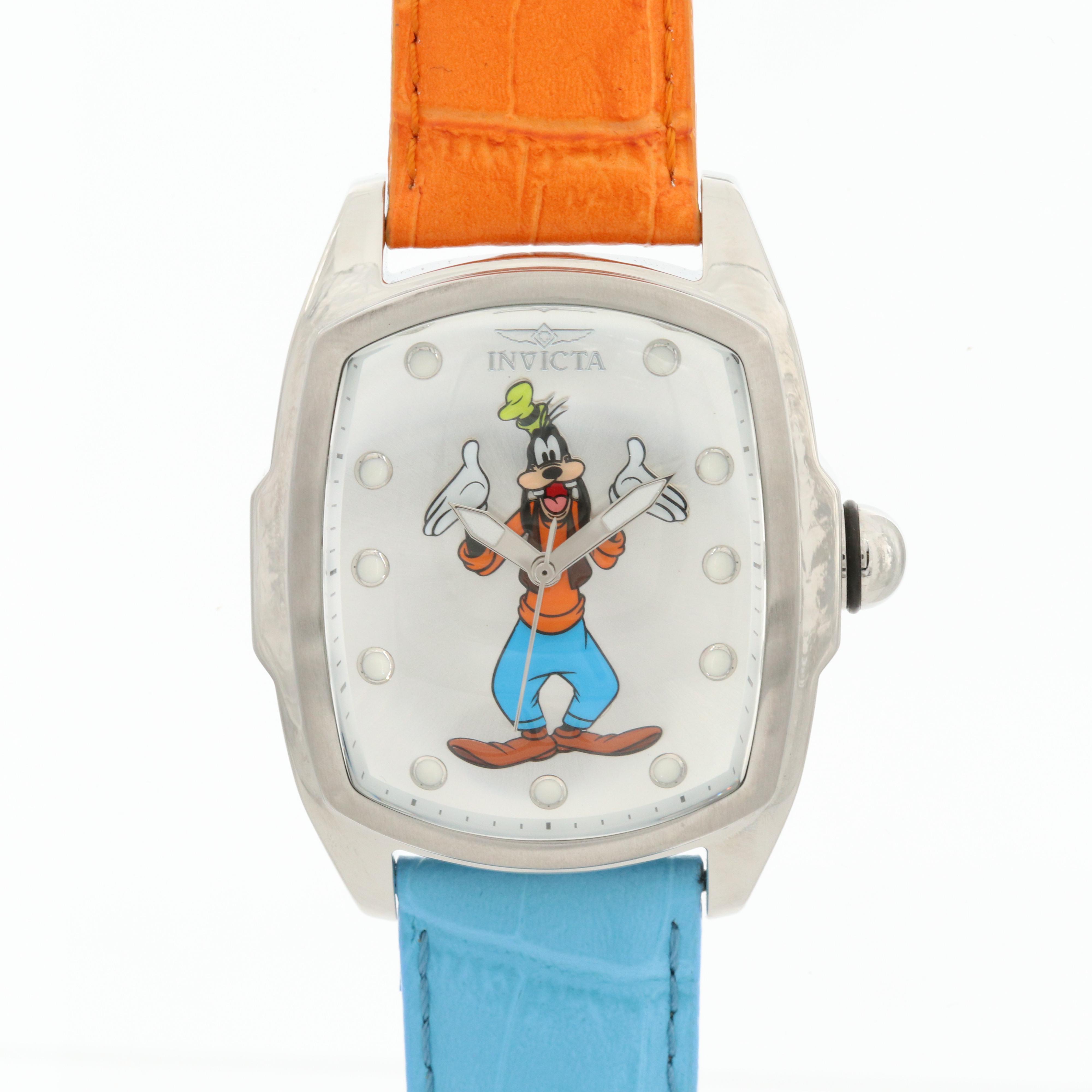 Invicta Disney Limited Edition Goofy Stainless Steel Quartz Watch