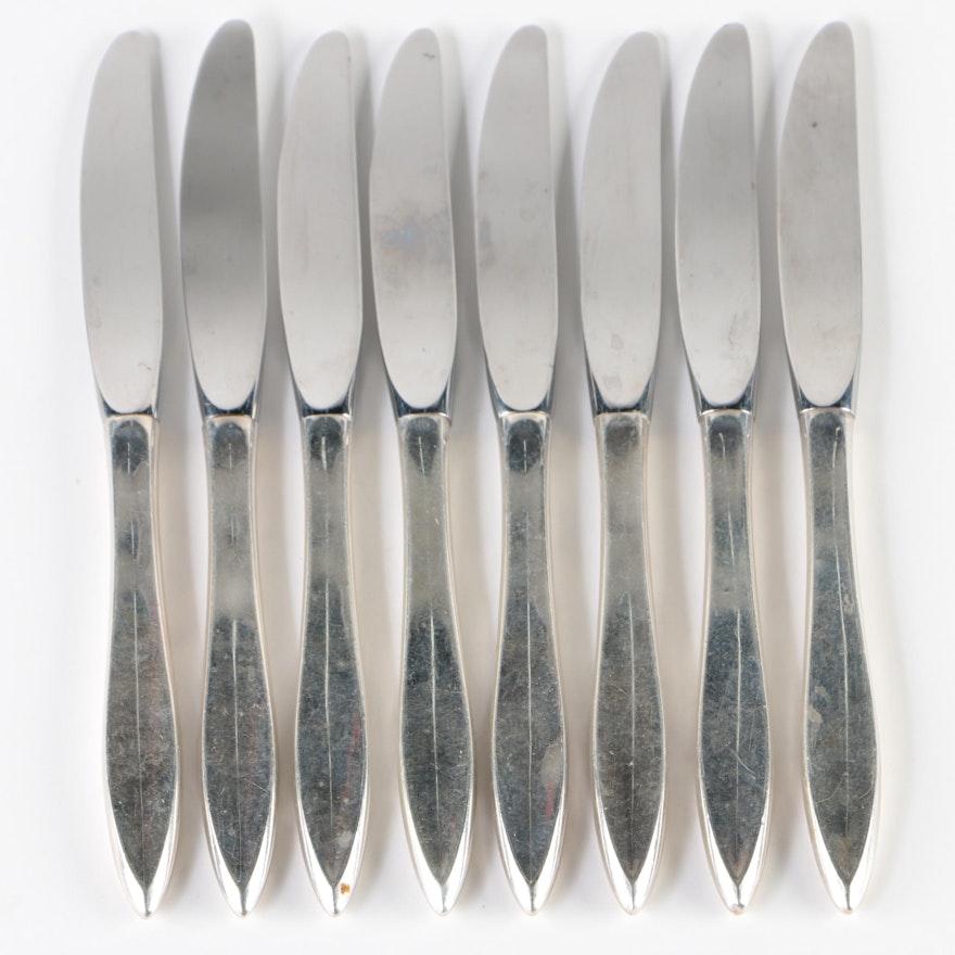 Gorham "Esprit" Sterling Handled Dinner Knives, Mid/Late 20th Century