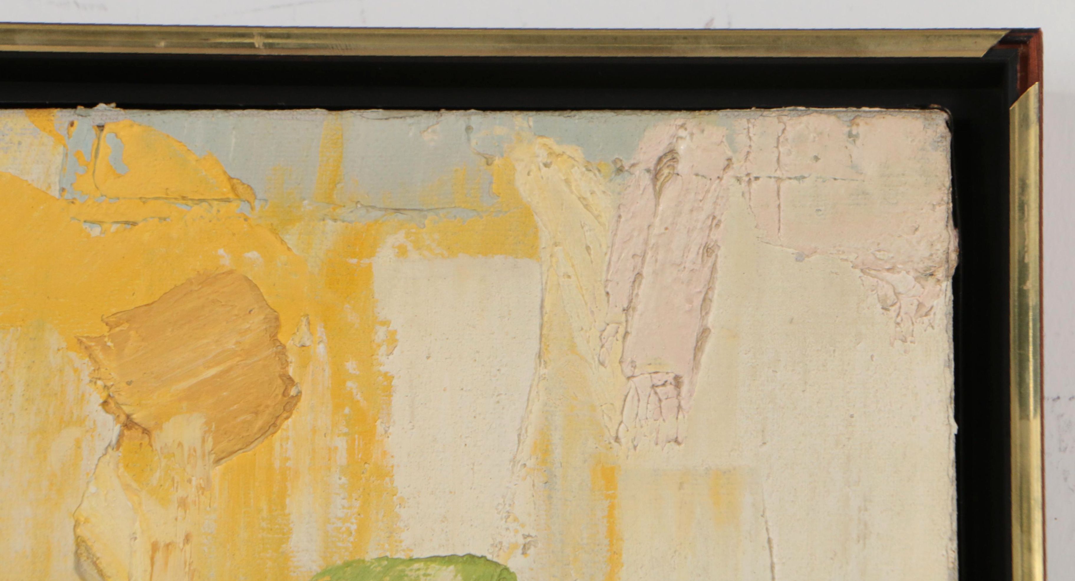 George Barrel (Italo Botti) Abstract Still Life Oil Painting