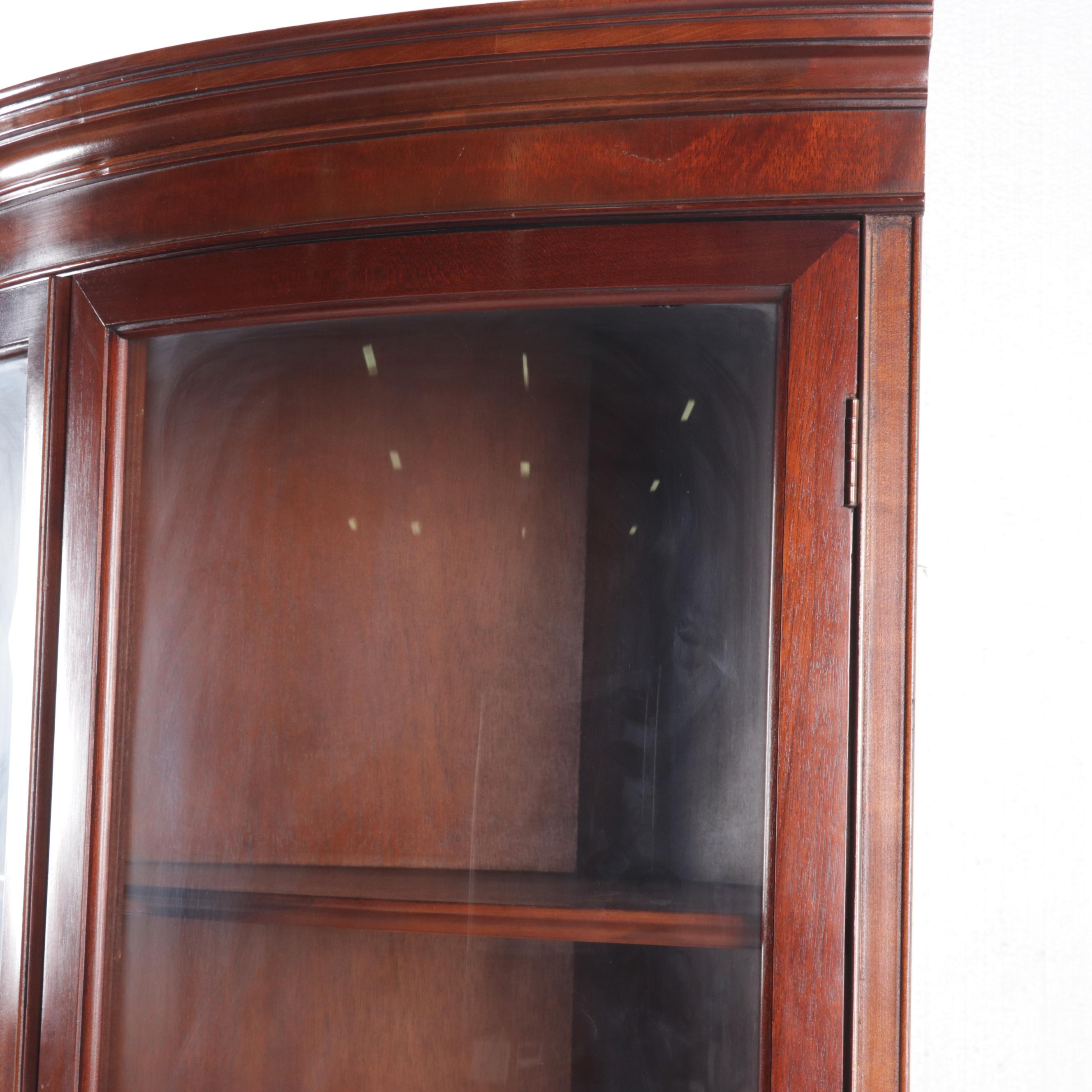 Thomasville Mahogany Corner China Cabinet
