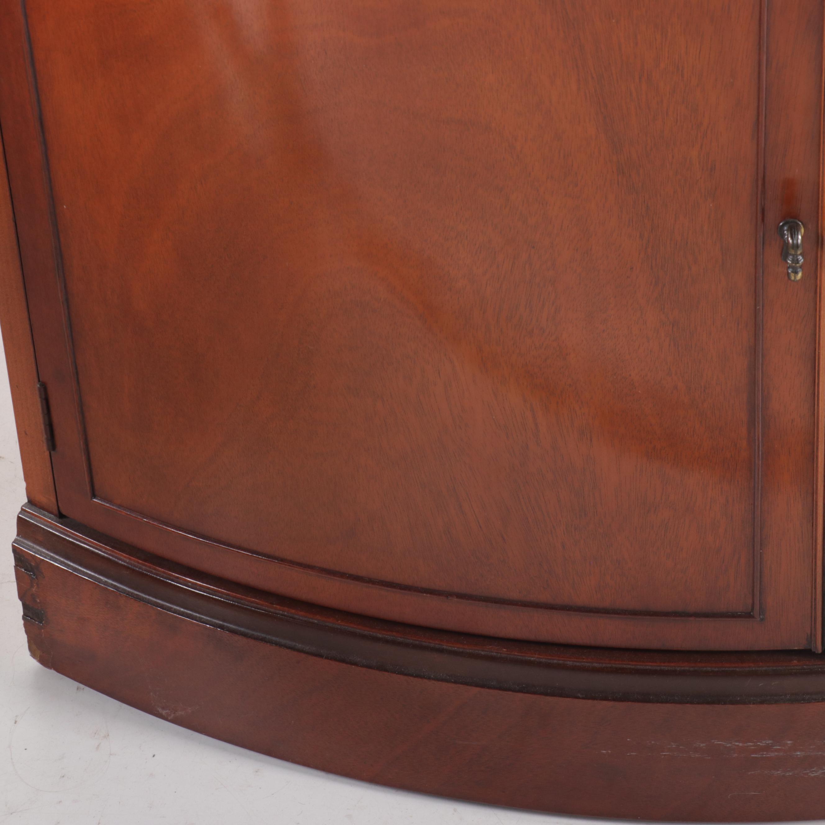 Thomasville Mahogany Corner China Cabinet