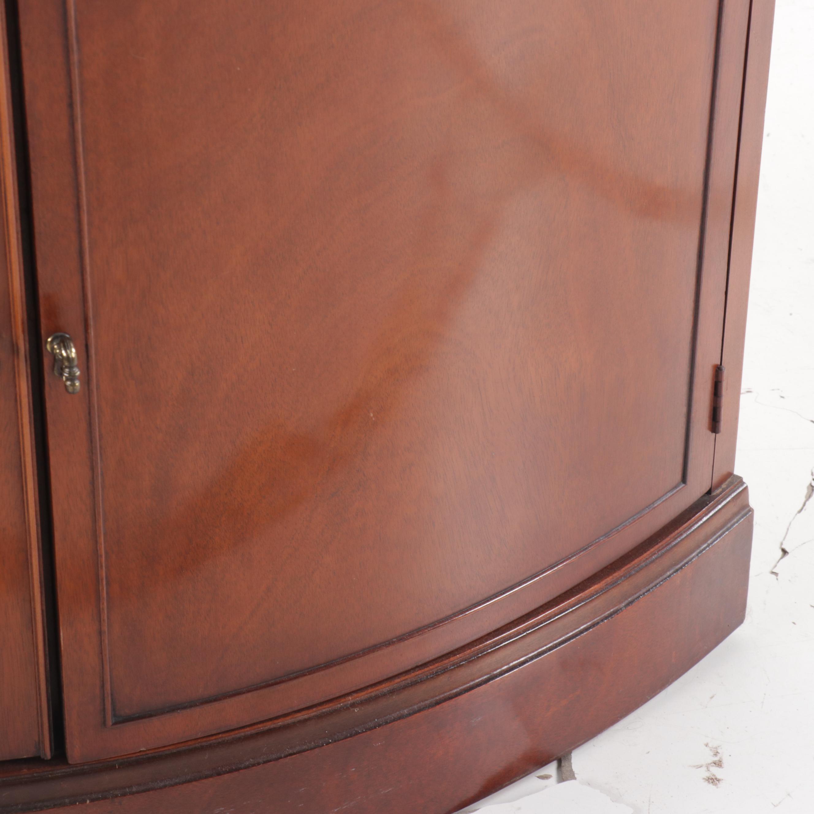 Thomasville Mahogany Corner China Cabinet