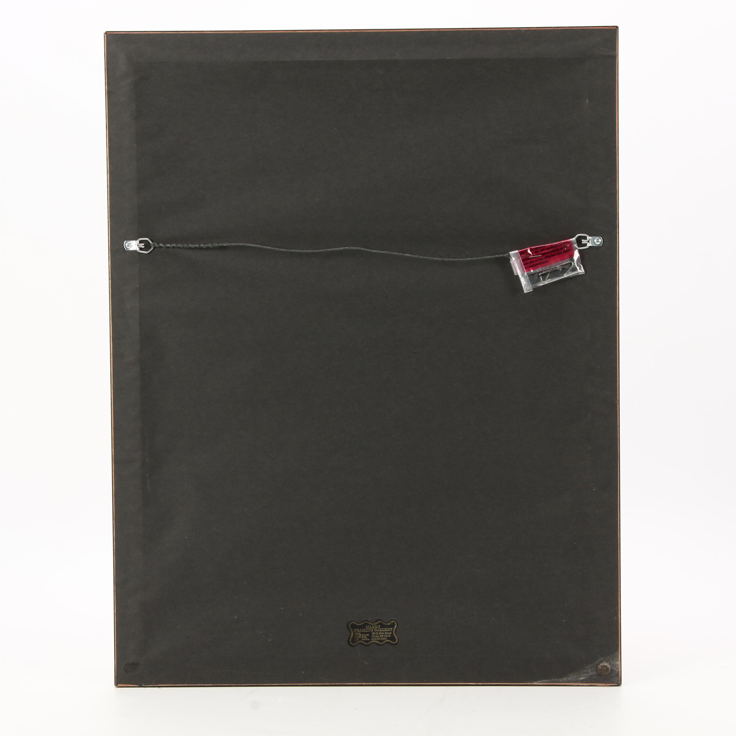 Early 20th Century Chalk Drawing "Ponte di Rialto, Venezia"