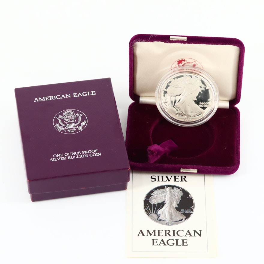 1987-S One Dollar U.S. Silver Eagle Proof Coin
