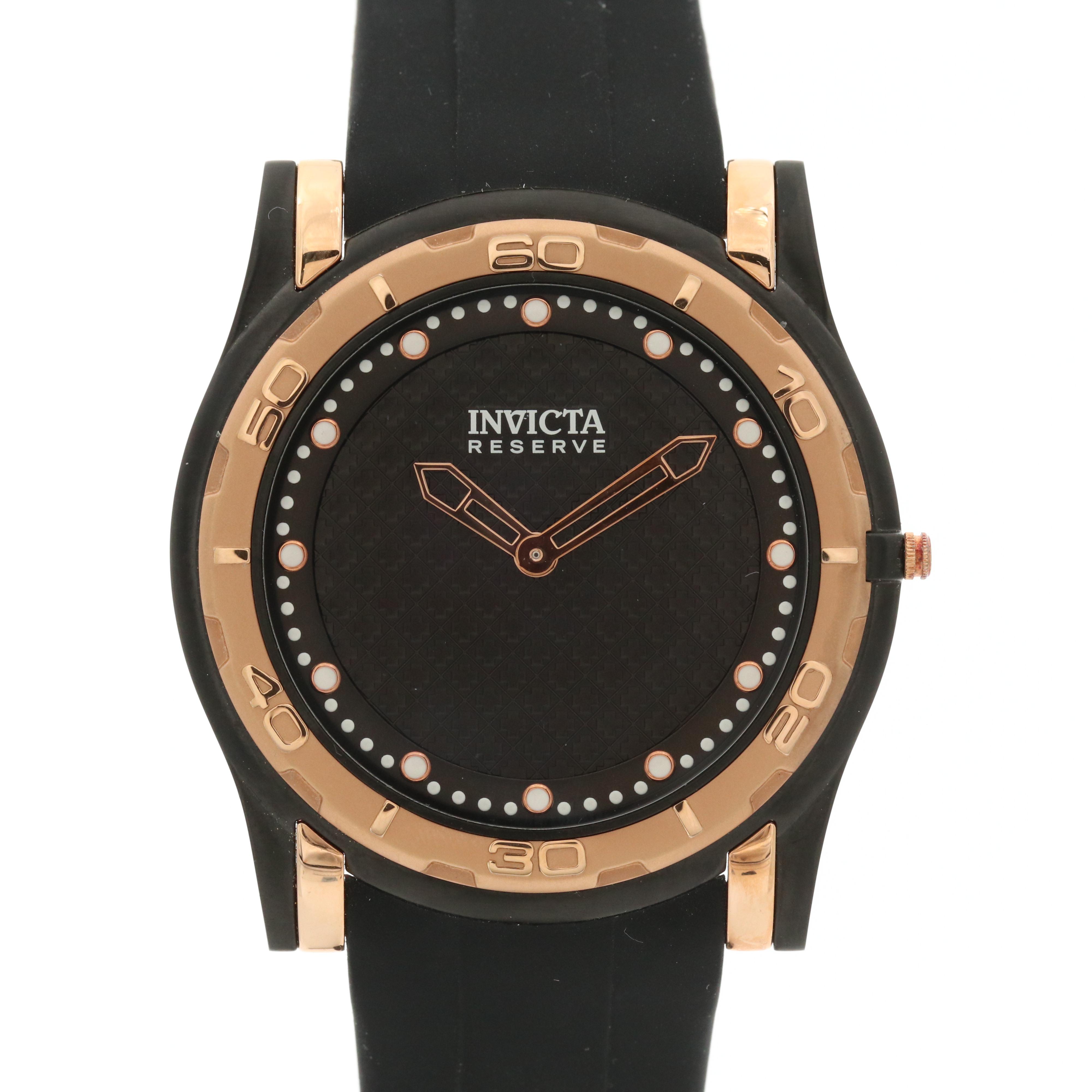 Invicta Reserve Slim Gold Tone Quartz Watch