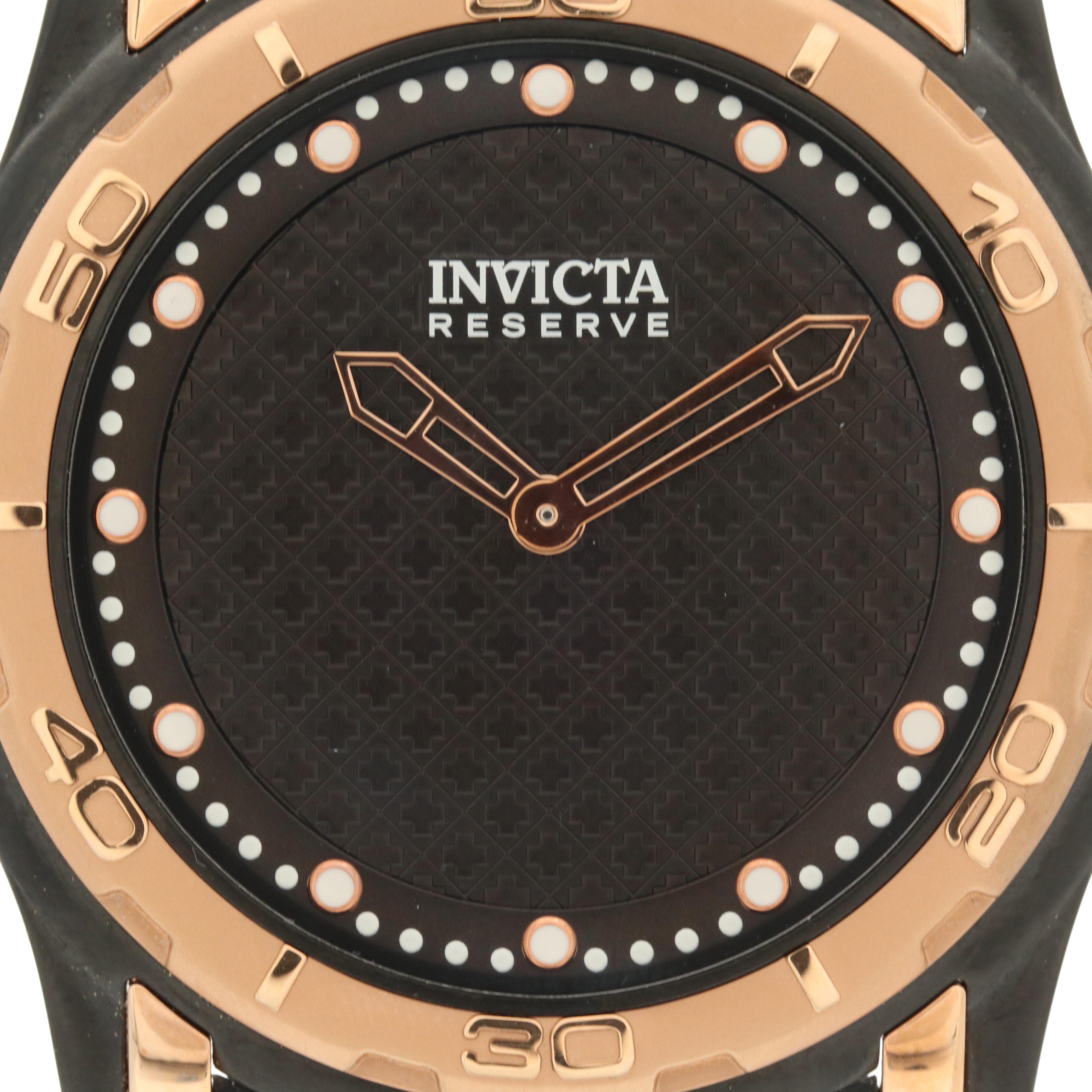 Invicta Reserve Slim Gold Tone Quartz Watch