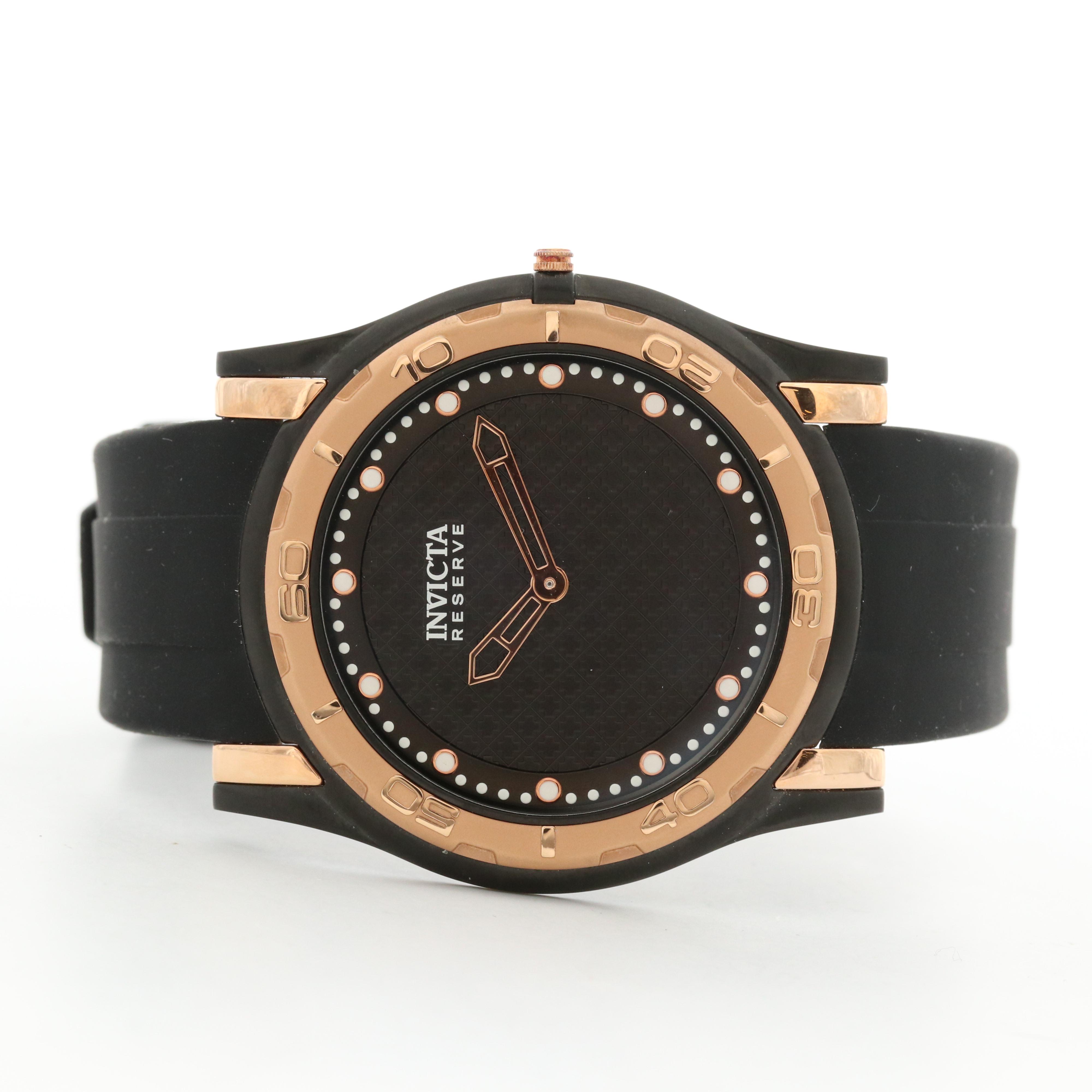 Invicta Reserve Slim Gold Tone Quartz Watch