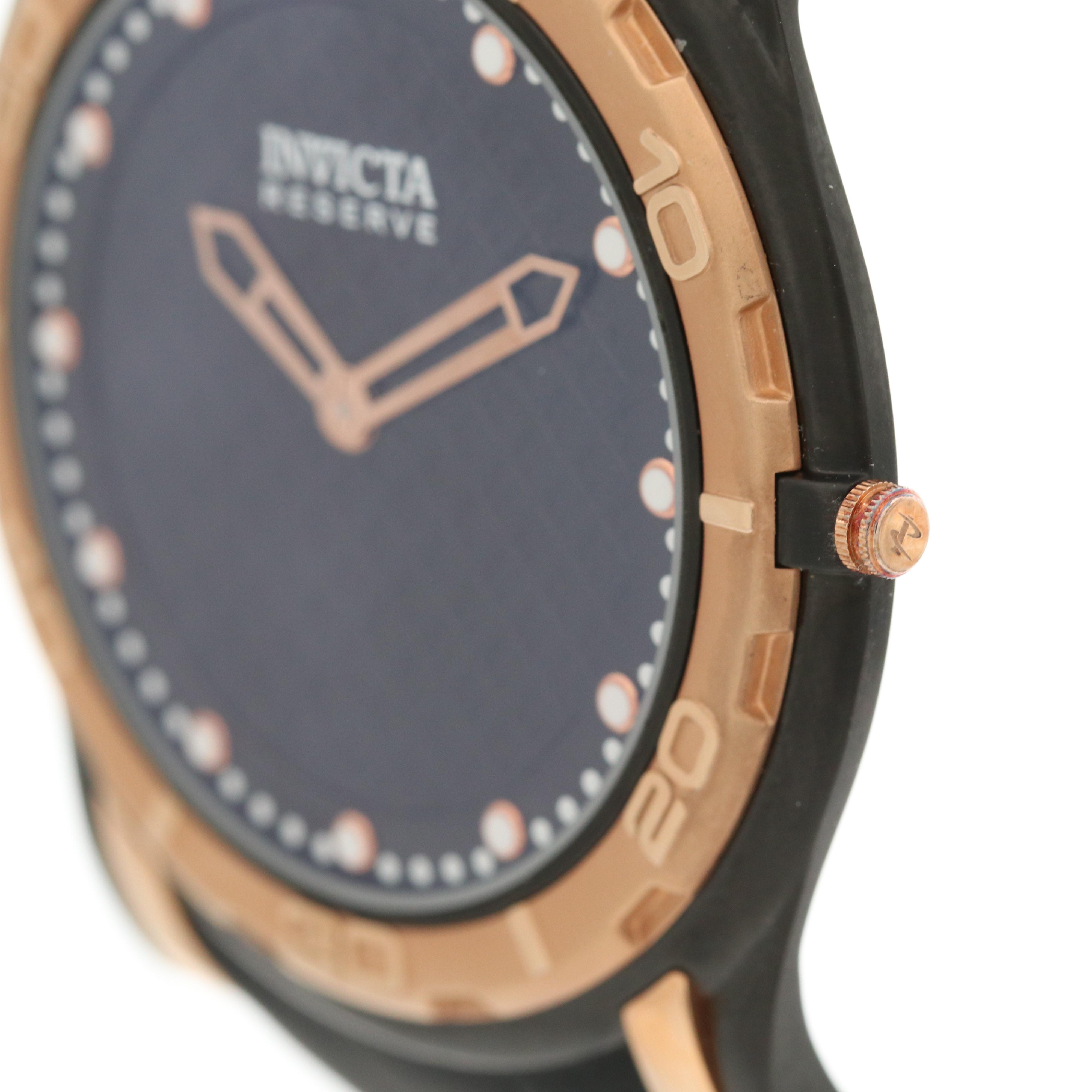 Invicta Reserve Slim Gold Tone Quartz Watch