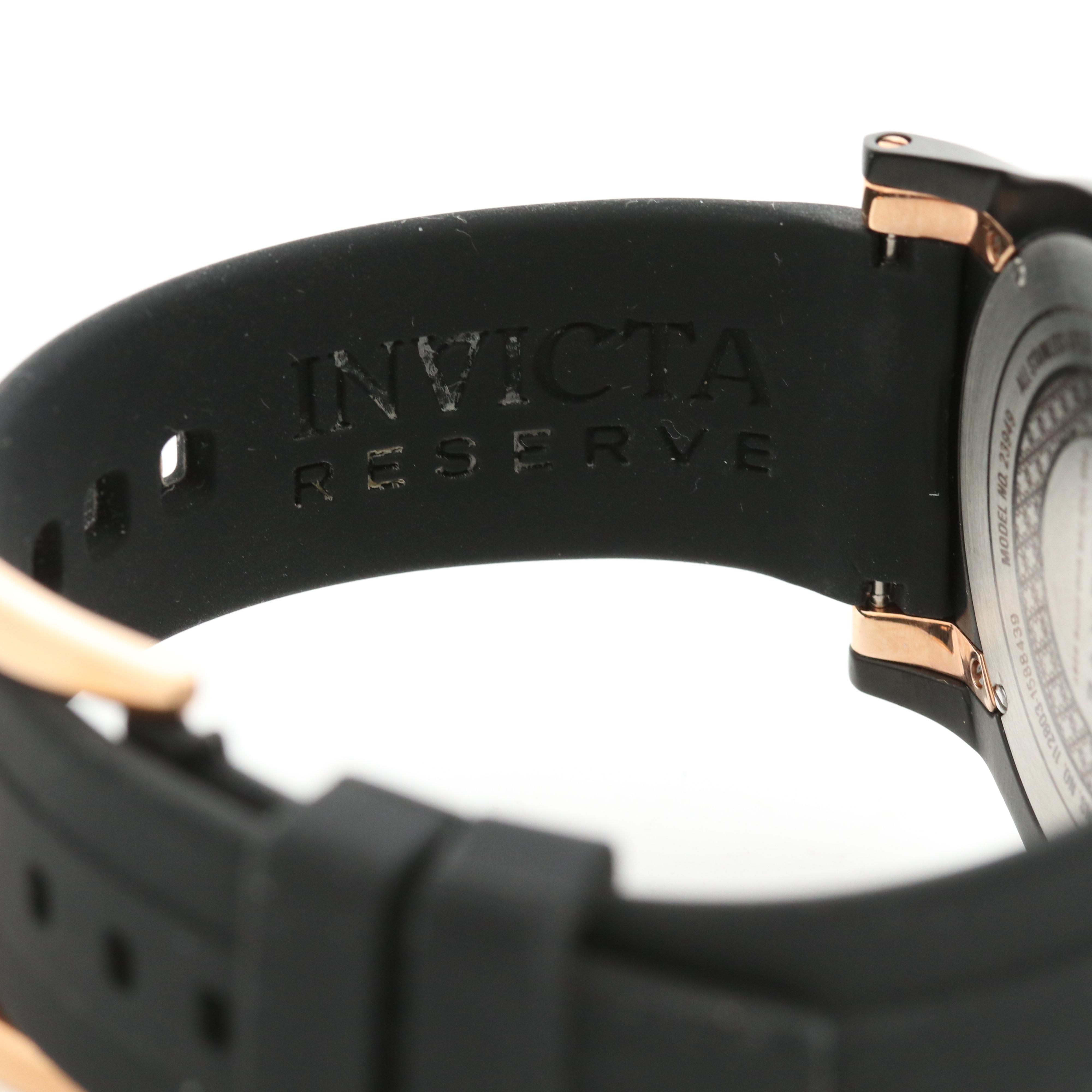 Invicta Reserve Slim Gold Tone Quartz Watch